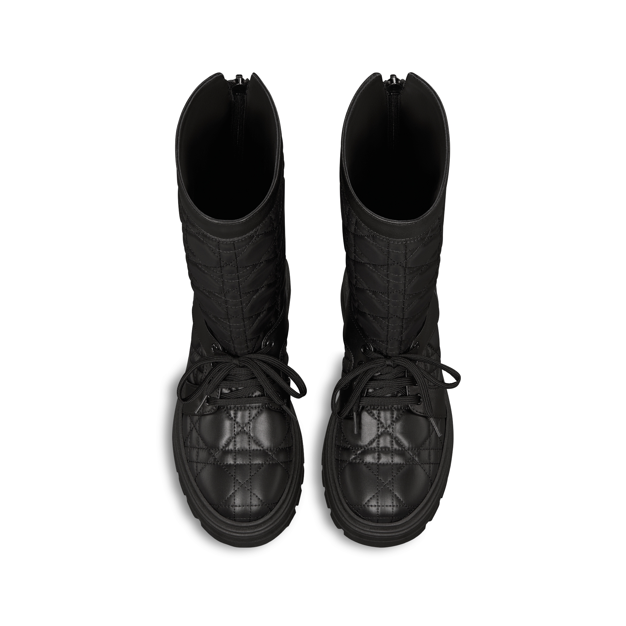 Bota Dior Kids Tejido técnico Cannage negro E06