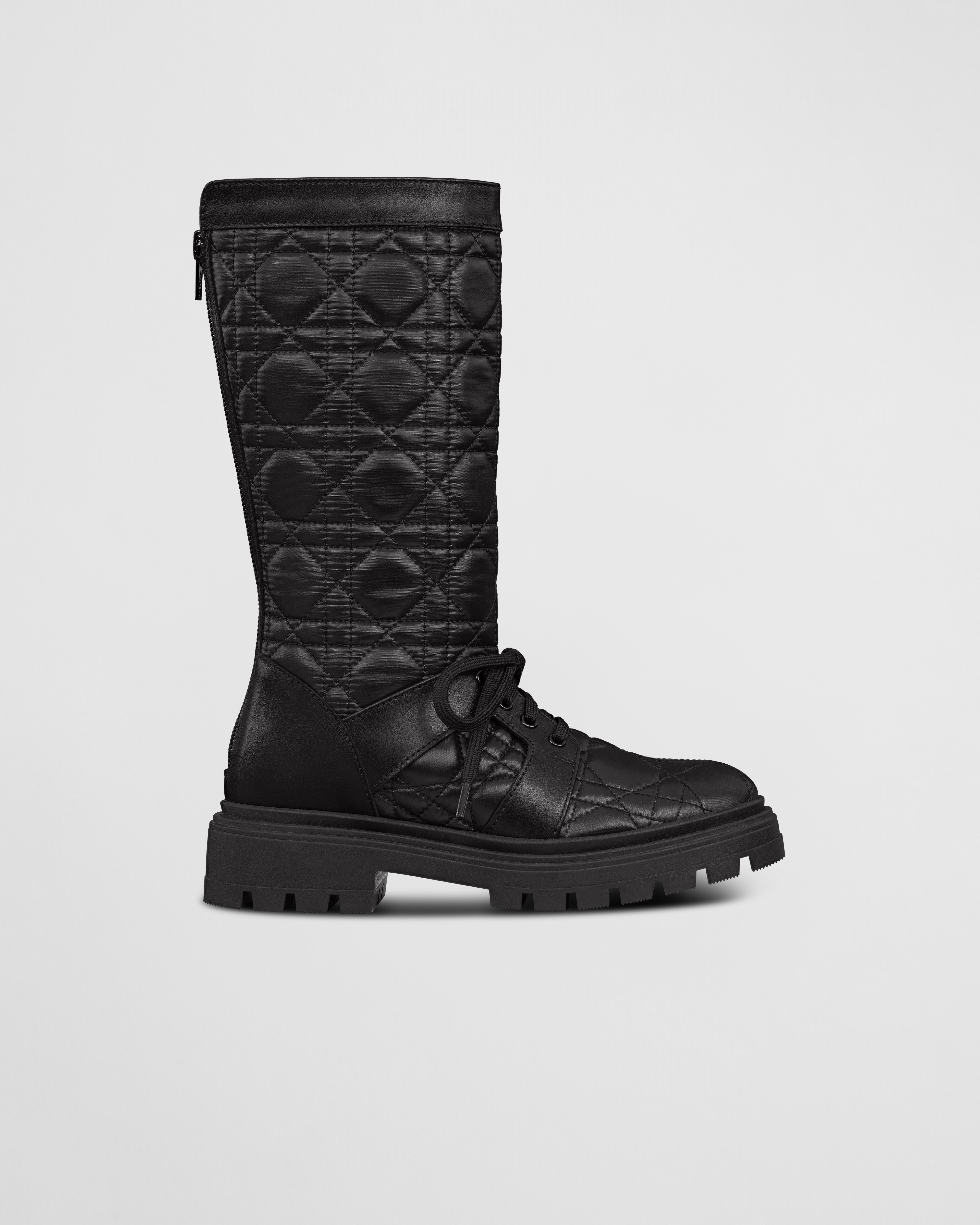 Stiefel für Kinder Cannage Funktionsstoff in Schwarz E02