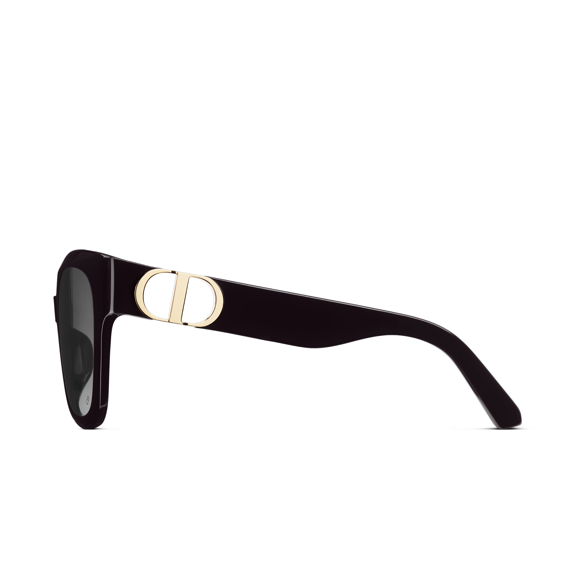 30Montaigne S10F Lunettes de soleil carrées noires E02