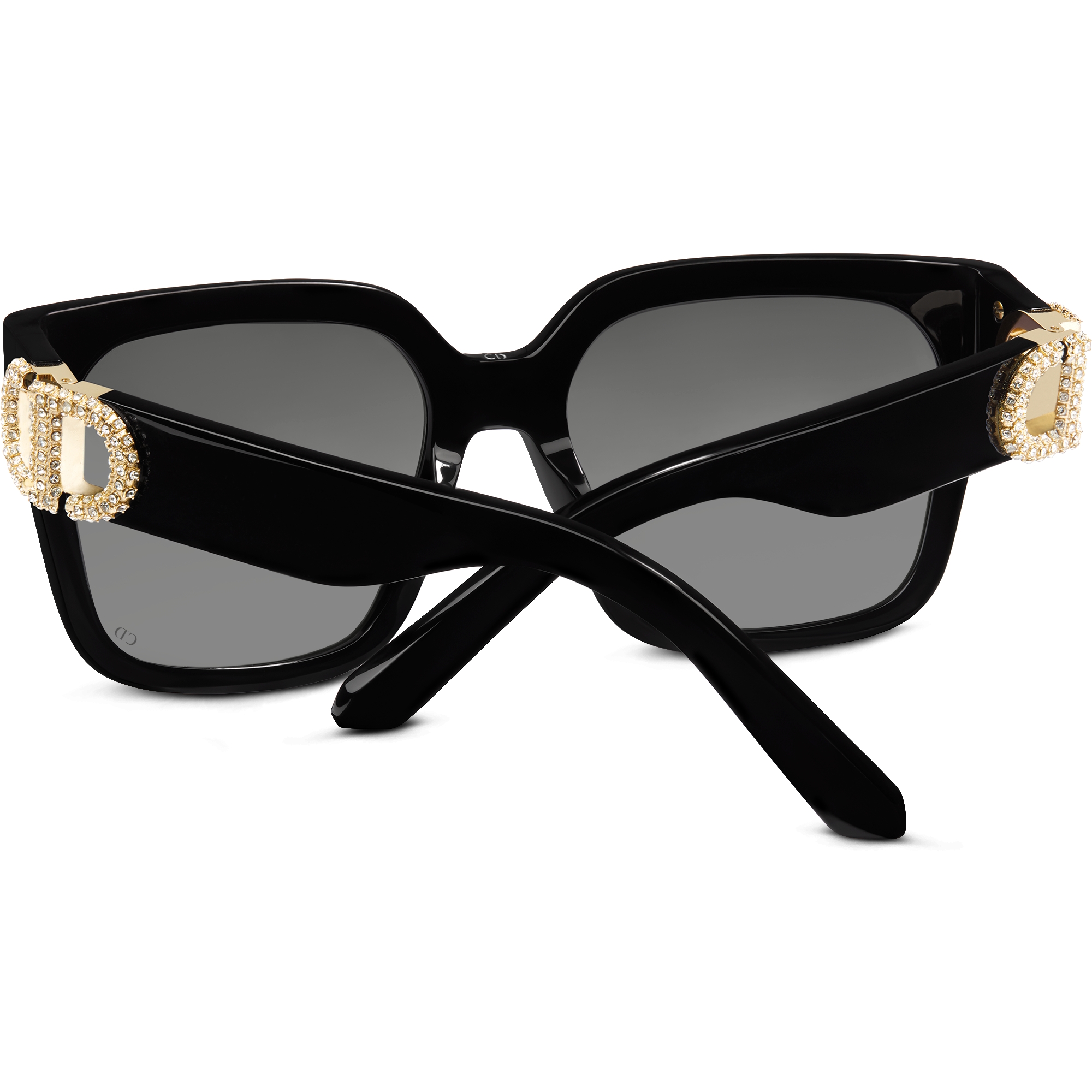 30Montaigne S11I Zwarte vierkante zonnebril E10