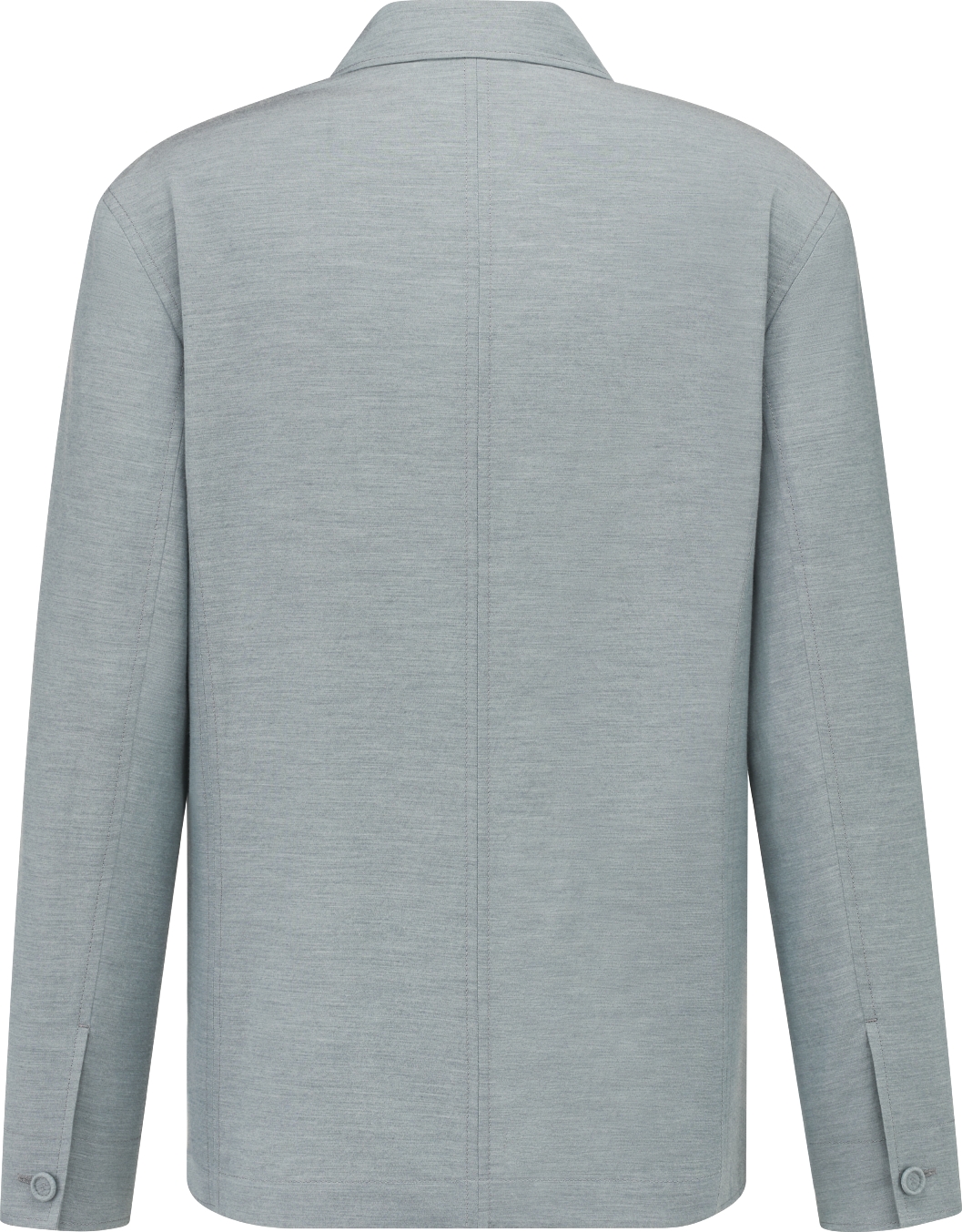 Veste classique workwear Toile flammee de coton melange gris DIOR