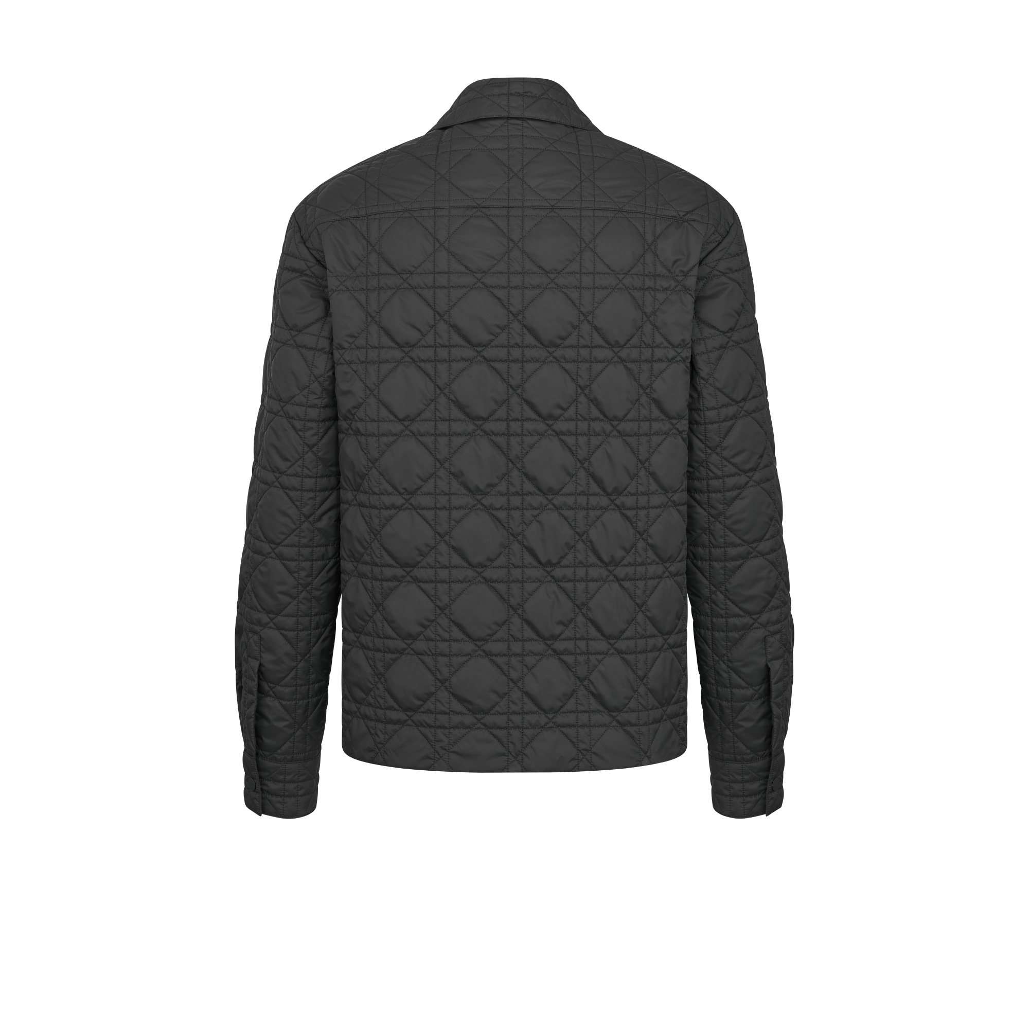 Cannage Overshirt Black Technical Fabric E08