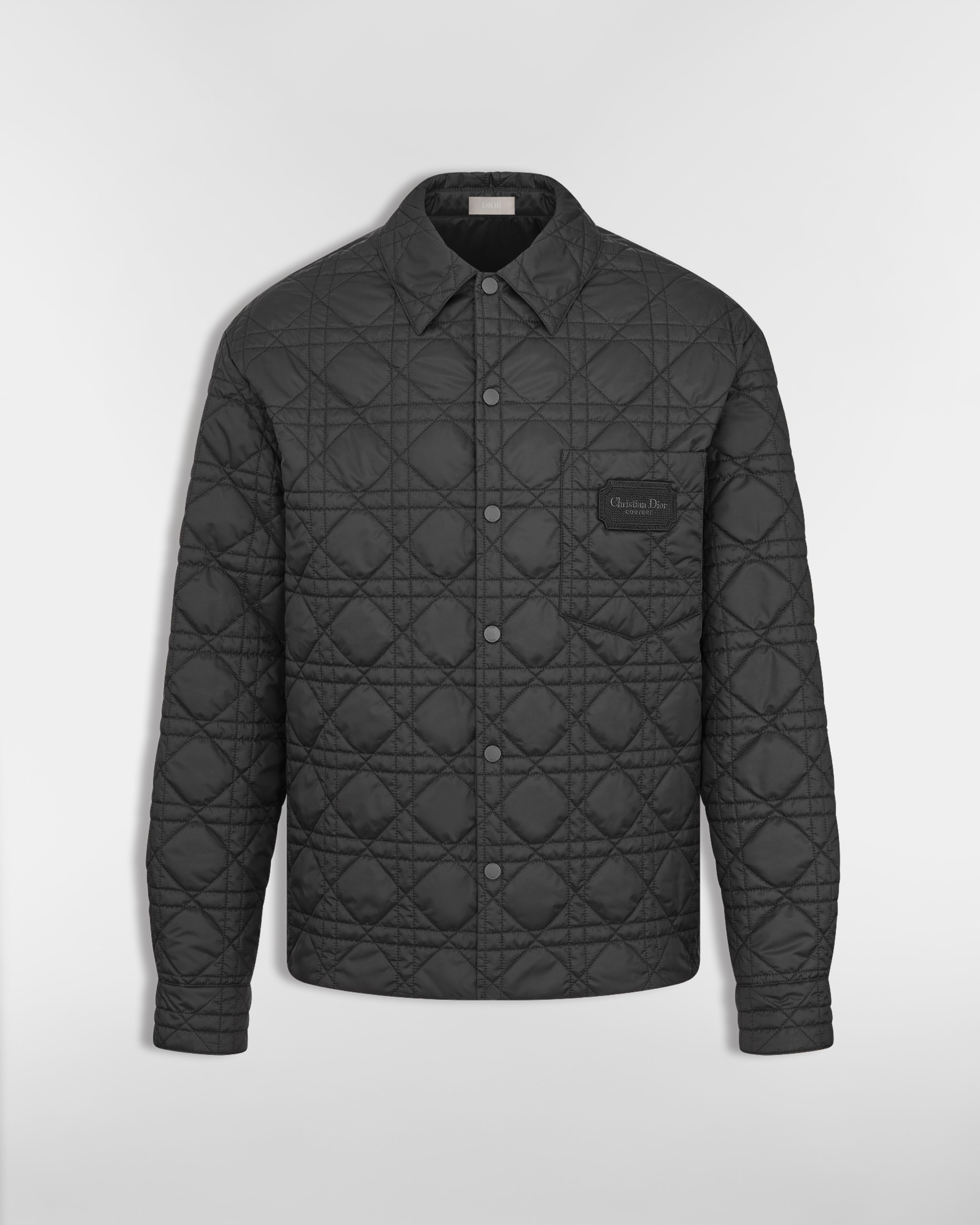 Surchemise Cannage Toile technique noire E01