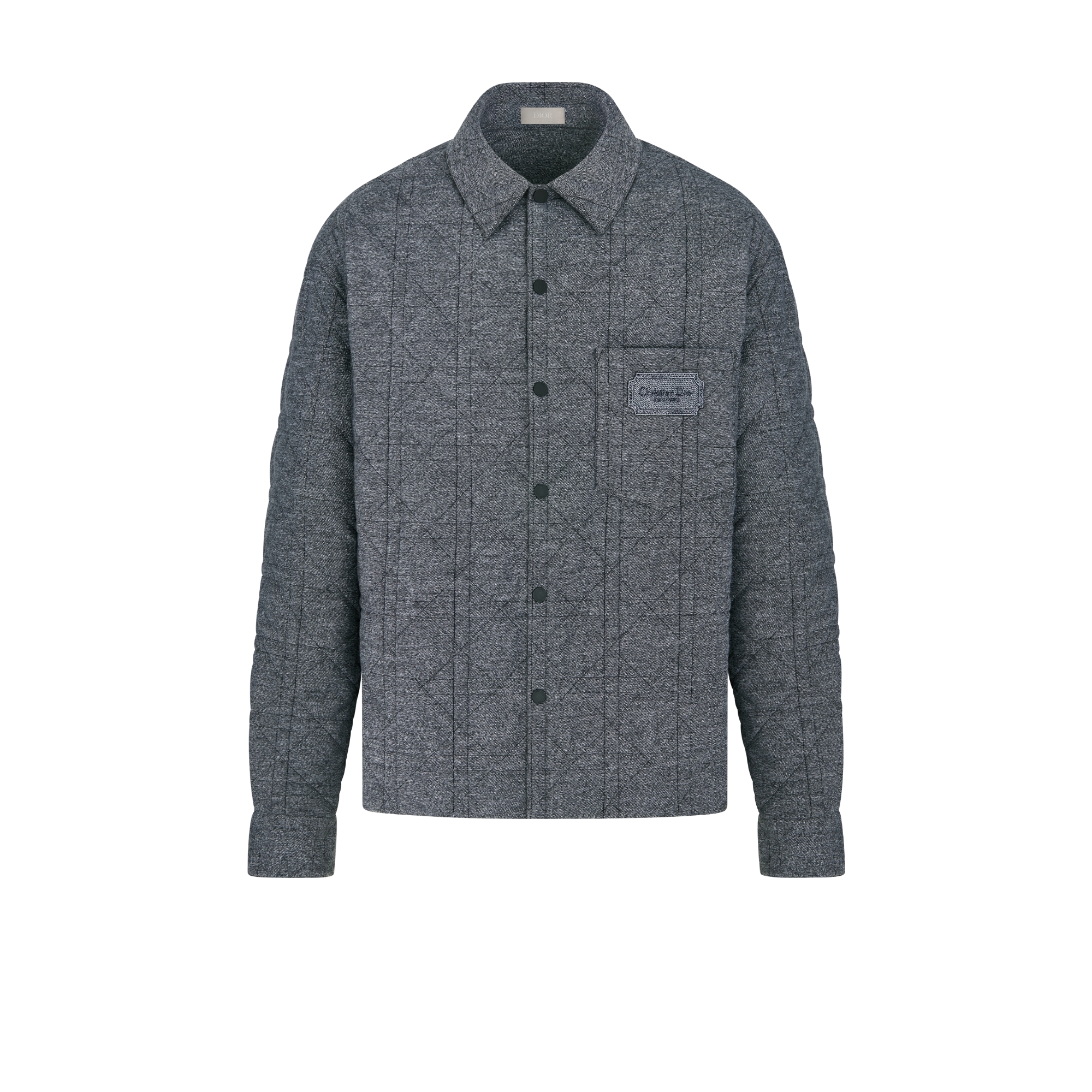 Cannage Overshirt with Christian Dior Couture Embroidery