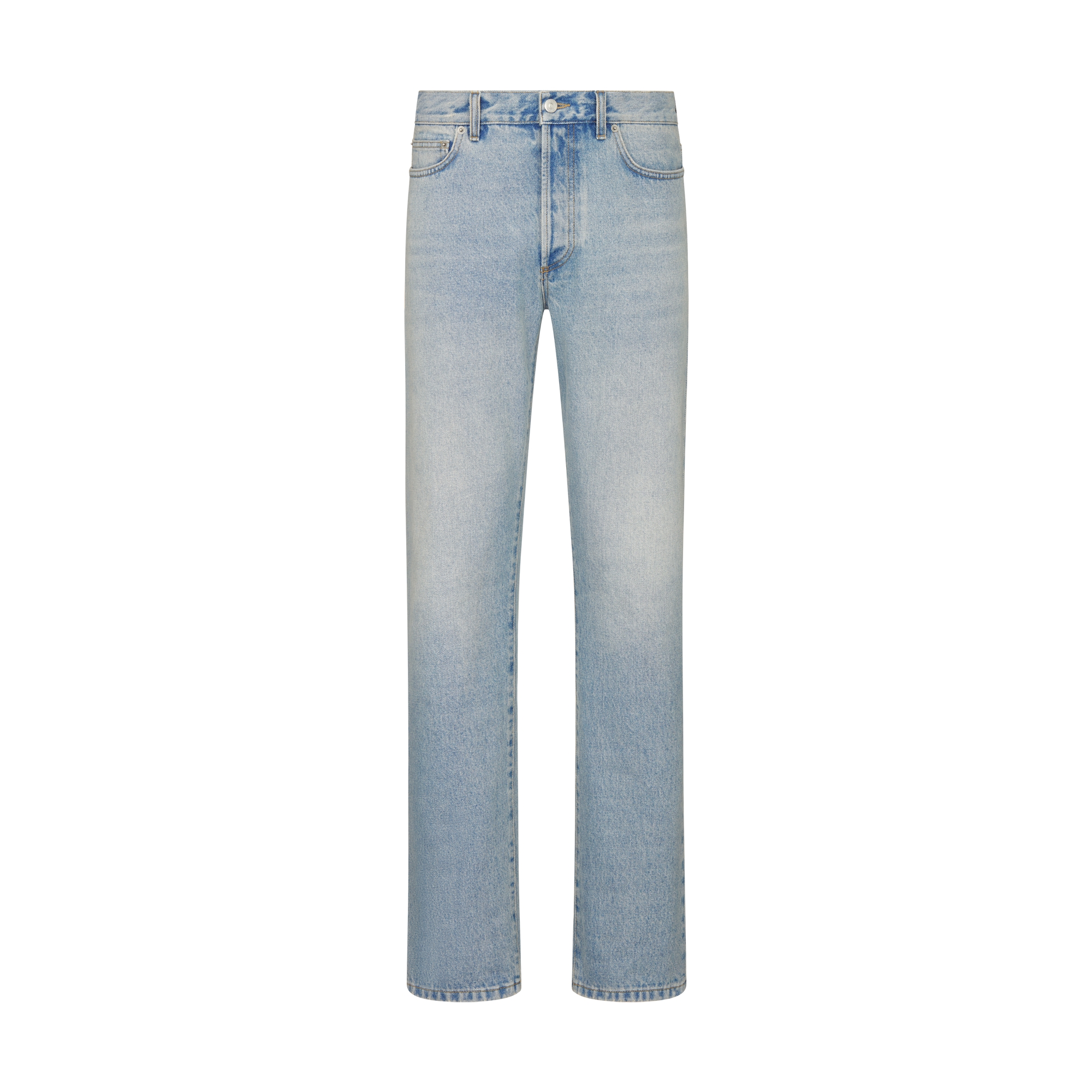 Long Regular Jeans Light Blue Cotton Twill | DIOR