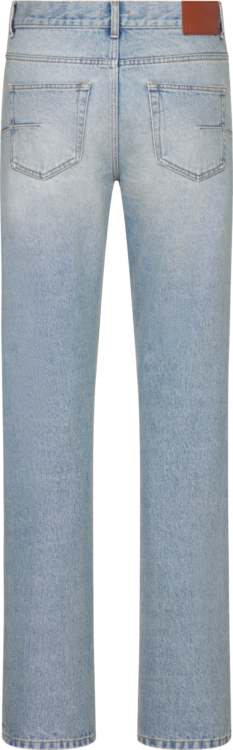 Long Regular Jeans Light Blue Cotton Twill | DIOR 
