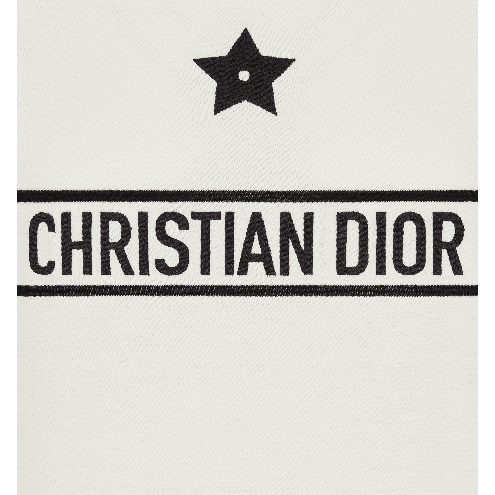 T-Shirt White Cotton Jersey with Signature E09