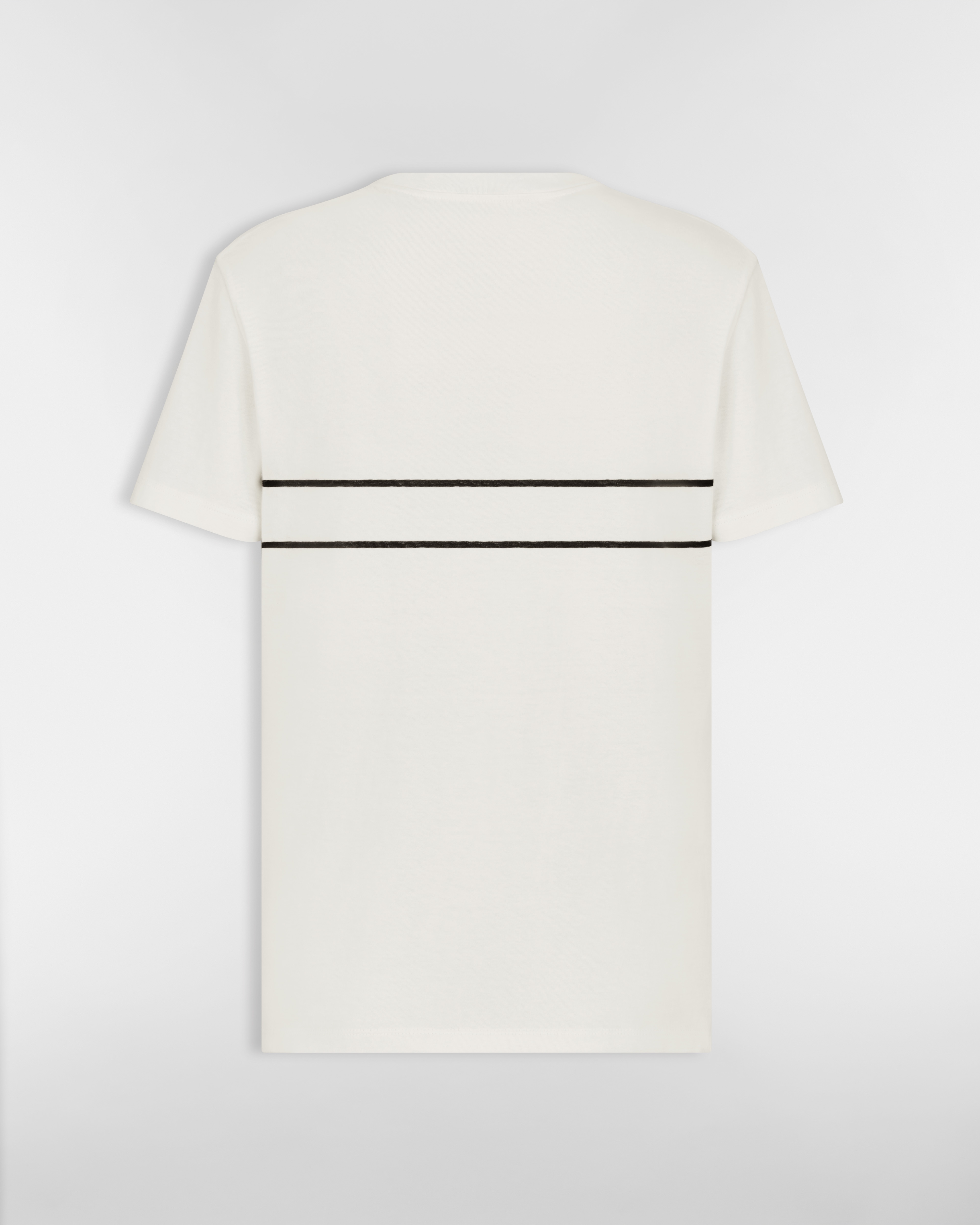 T-shirt Jersey de coton blanc à signature E08