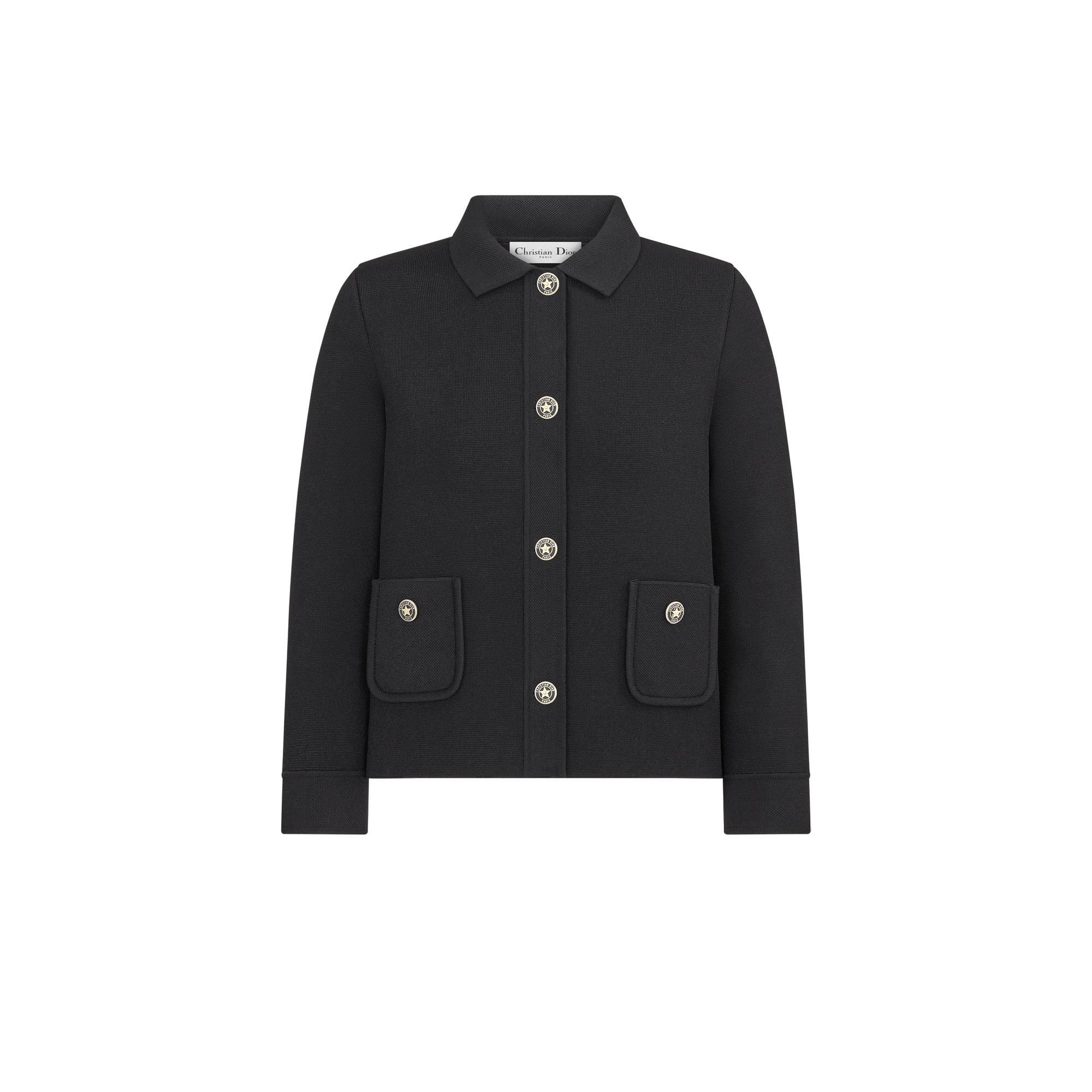 Cropped Jacket Black Technical Mesh E01