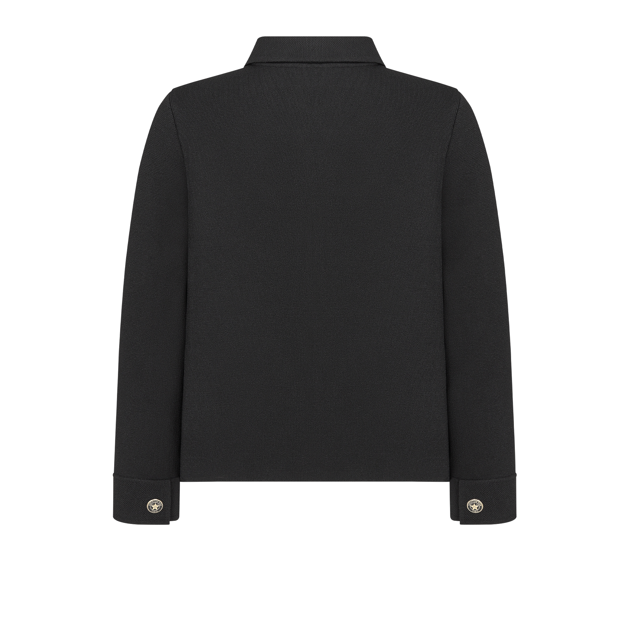 Jaqueta cropped Tela técnica preta E08