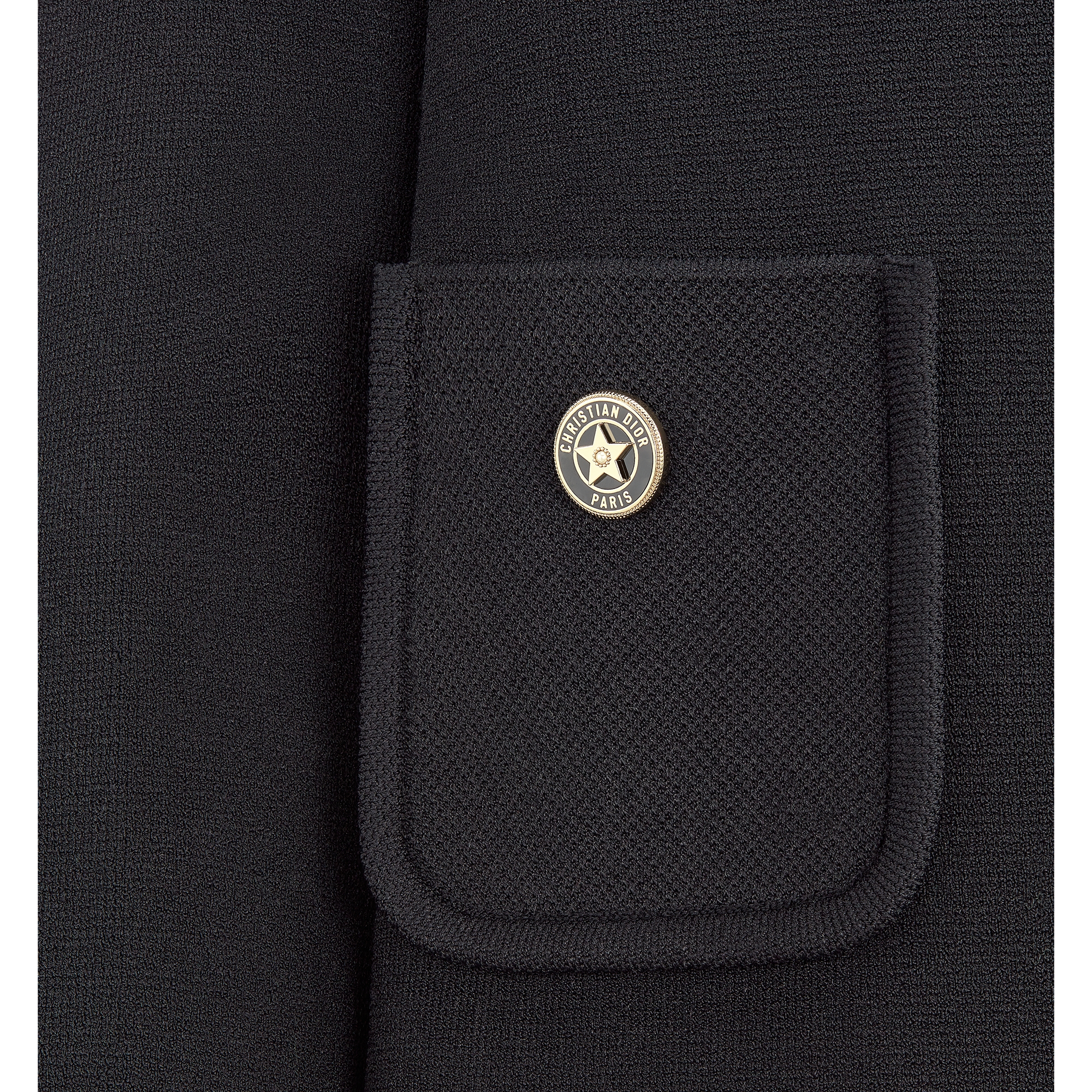 Cropped Jacket Black Technical Mesh E09