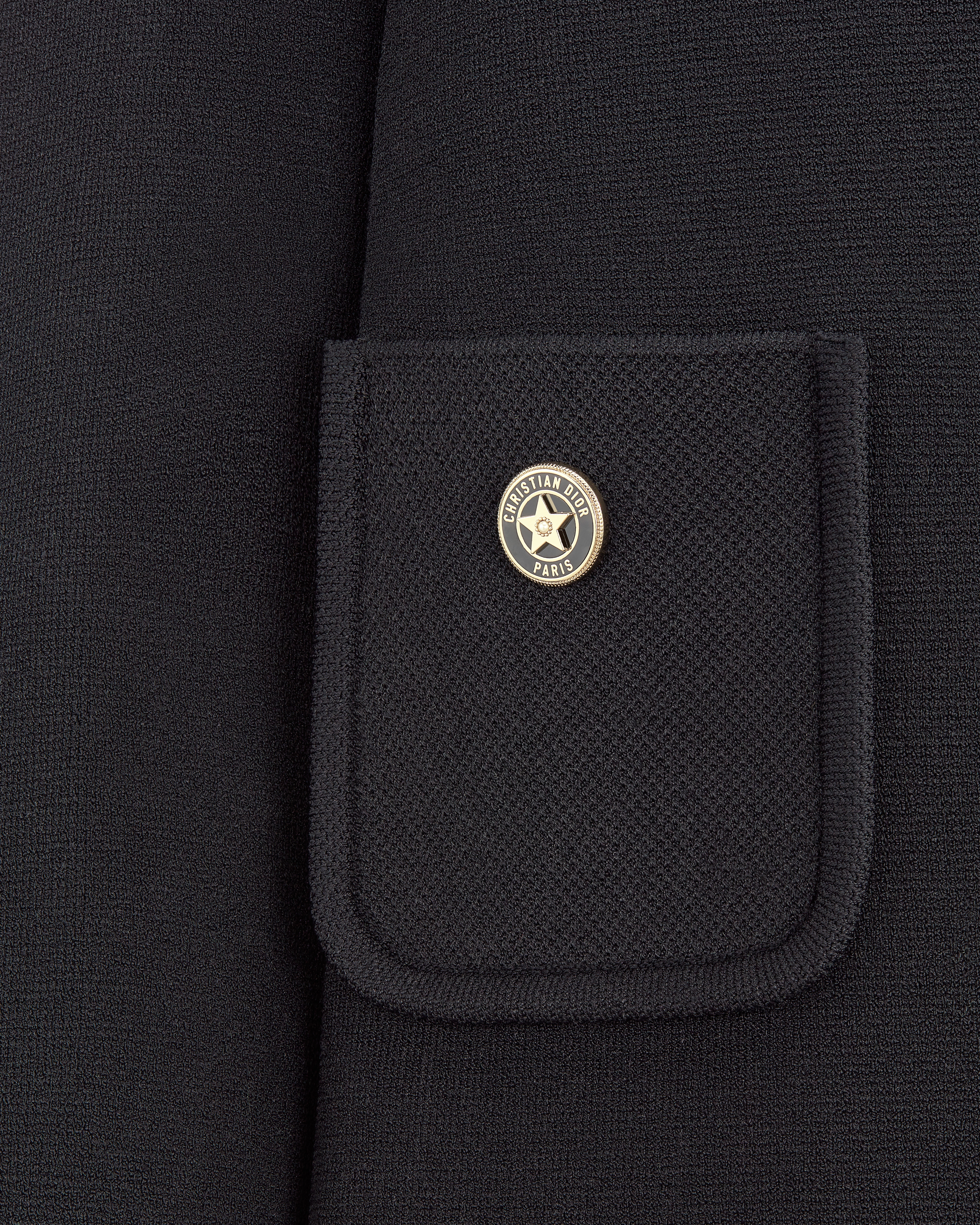 Cropped Jacket Black Technical Mesh E09