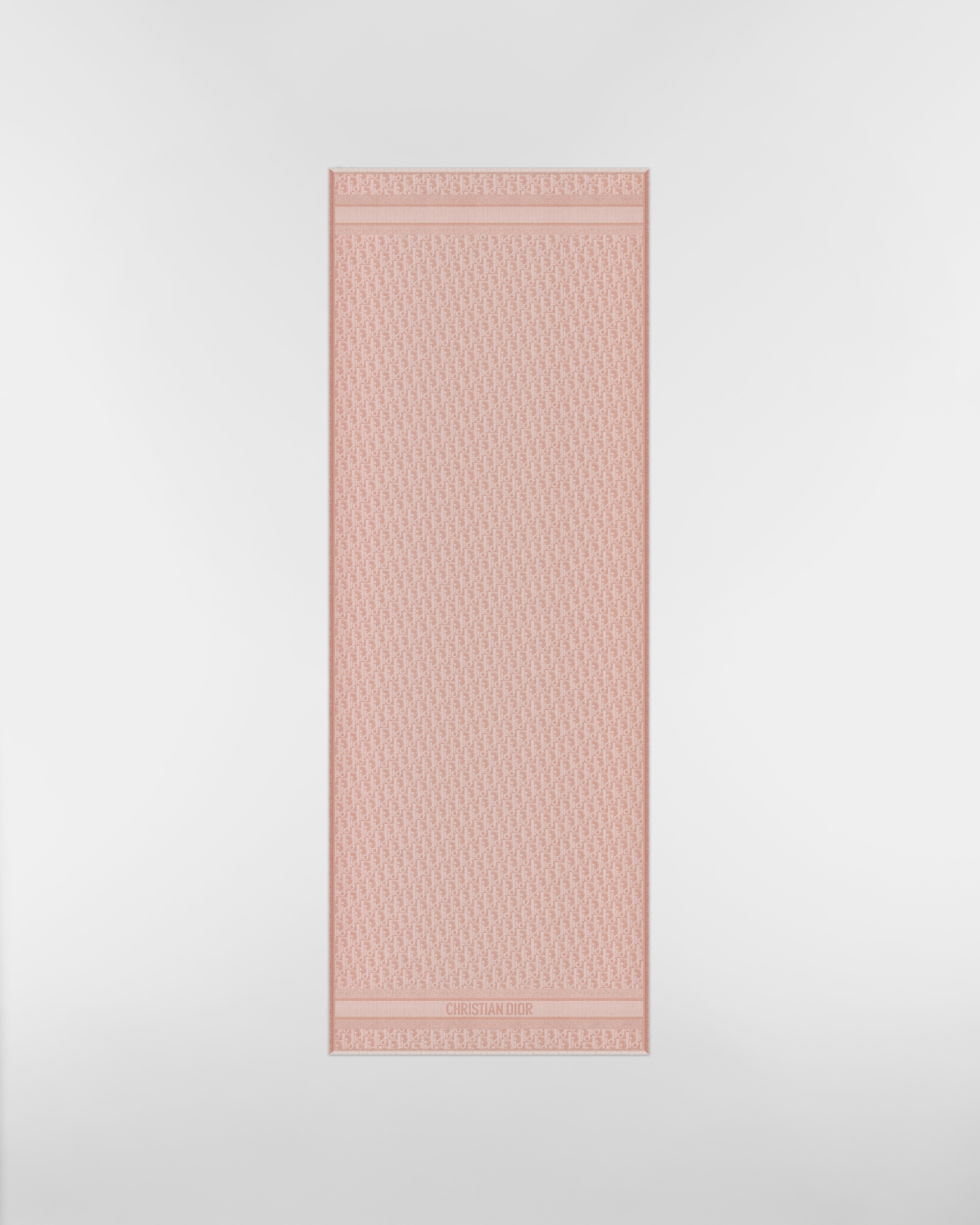 Dior Oblique Stole Rose des Vents Cotton, Wool and Silk E07