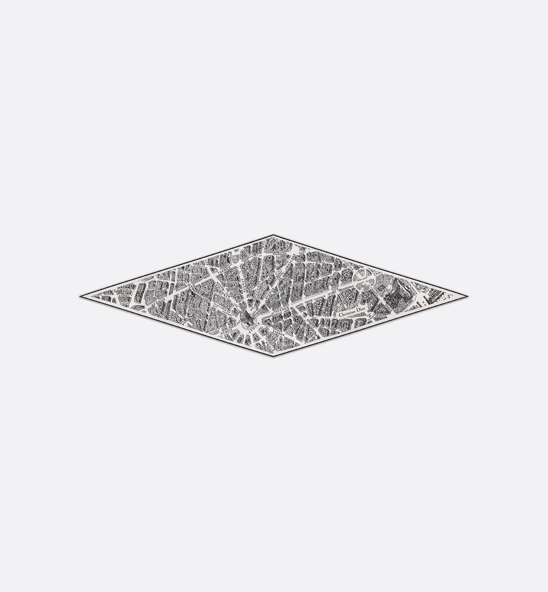DIOR | Dior Diamond スカーフ Plan de Paris シルクツイル DIOR | Dior Diamond スカーフ Plan de Paris シルクツイル