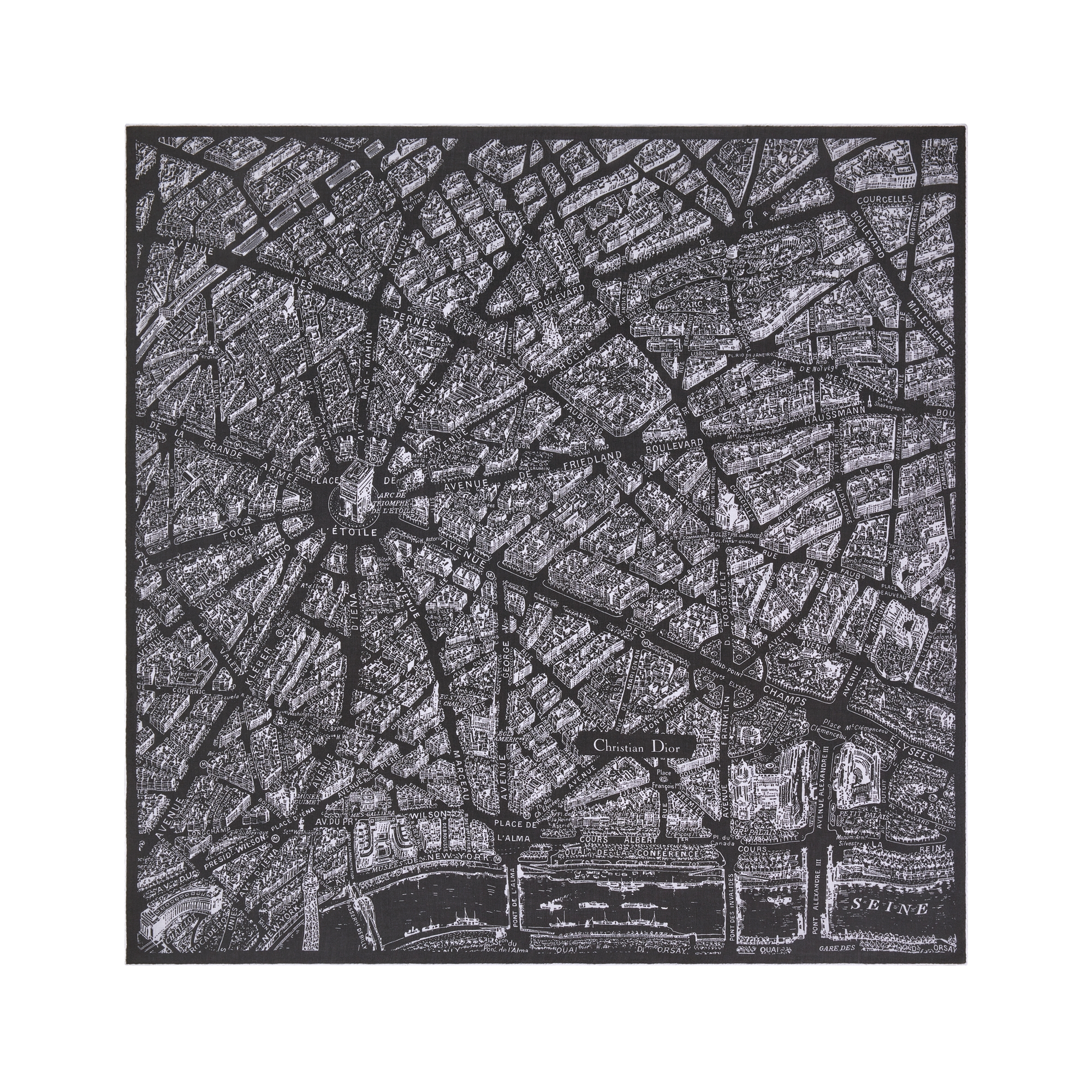  黑色和白色喀什米爾羊絨