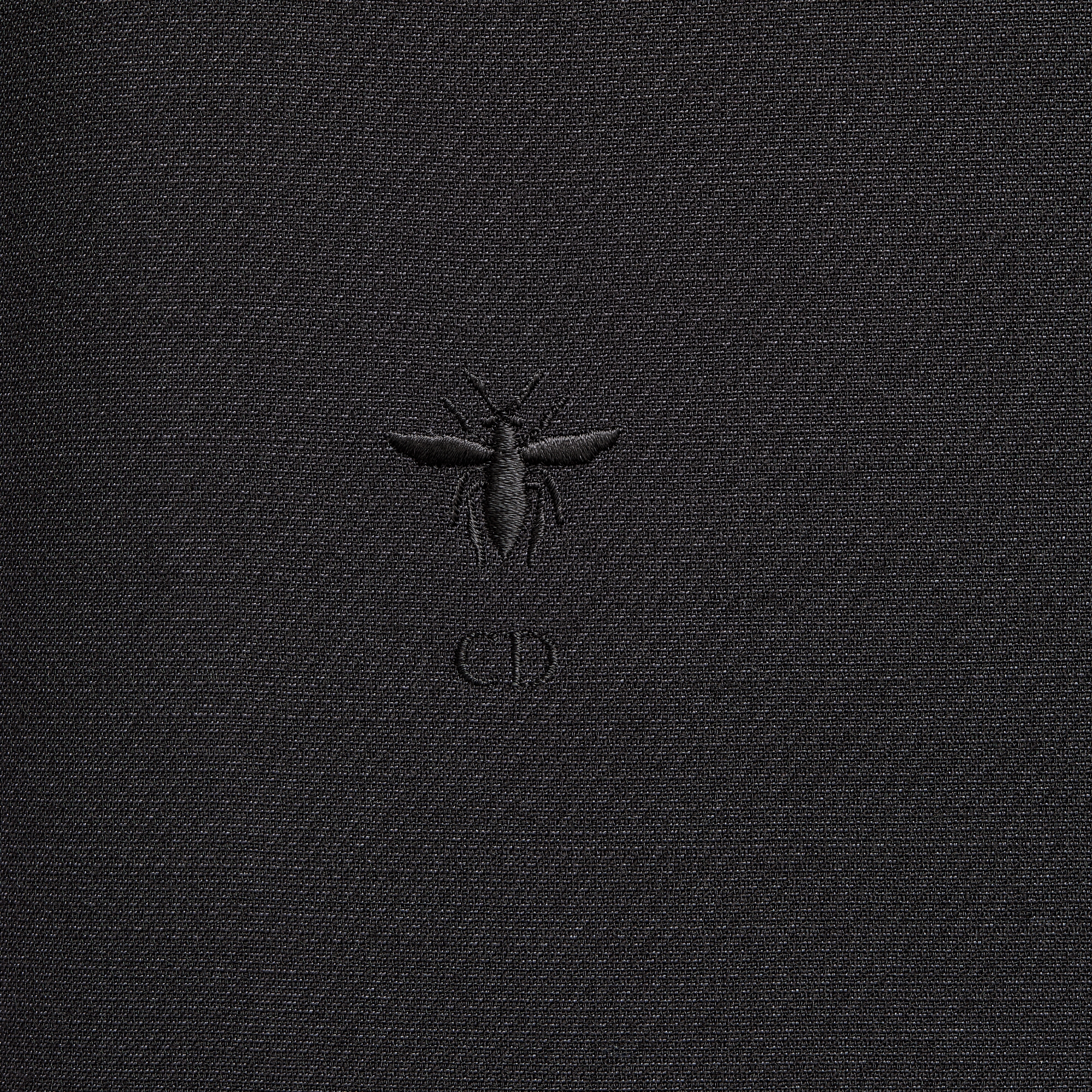 Straight Dress Black Wool and Silk E09