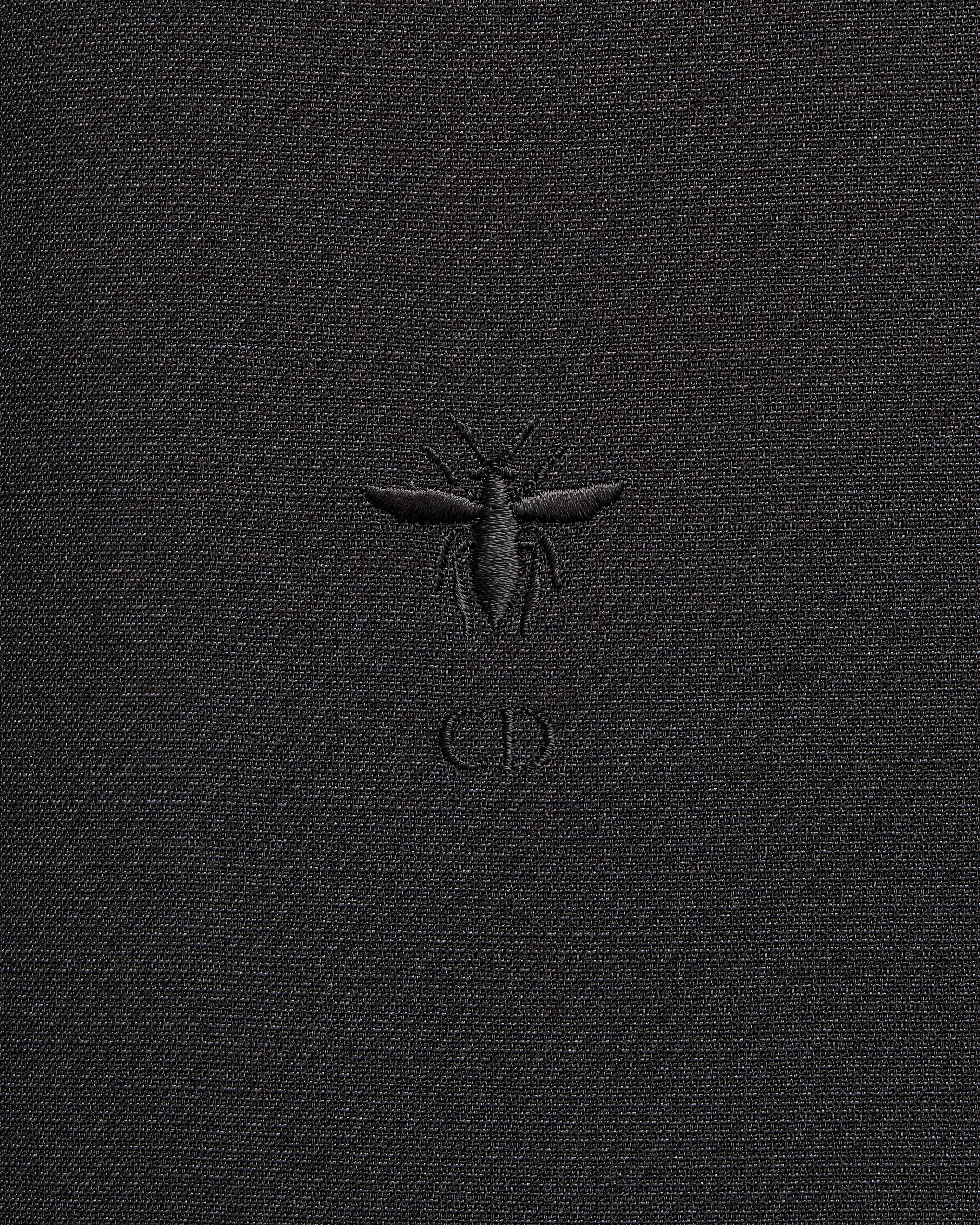 Straight Dress Black Wool and Silk E09