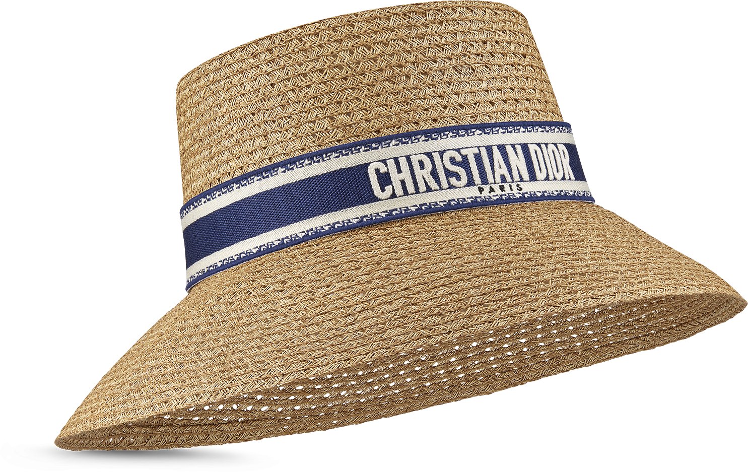 大学 兄弟割引 Christian Dior D-Bobby ワイドブリム かまびすしい ハット サイズ58 帽子