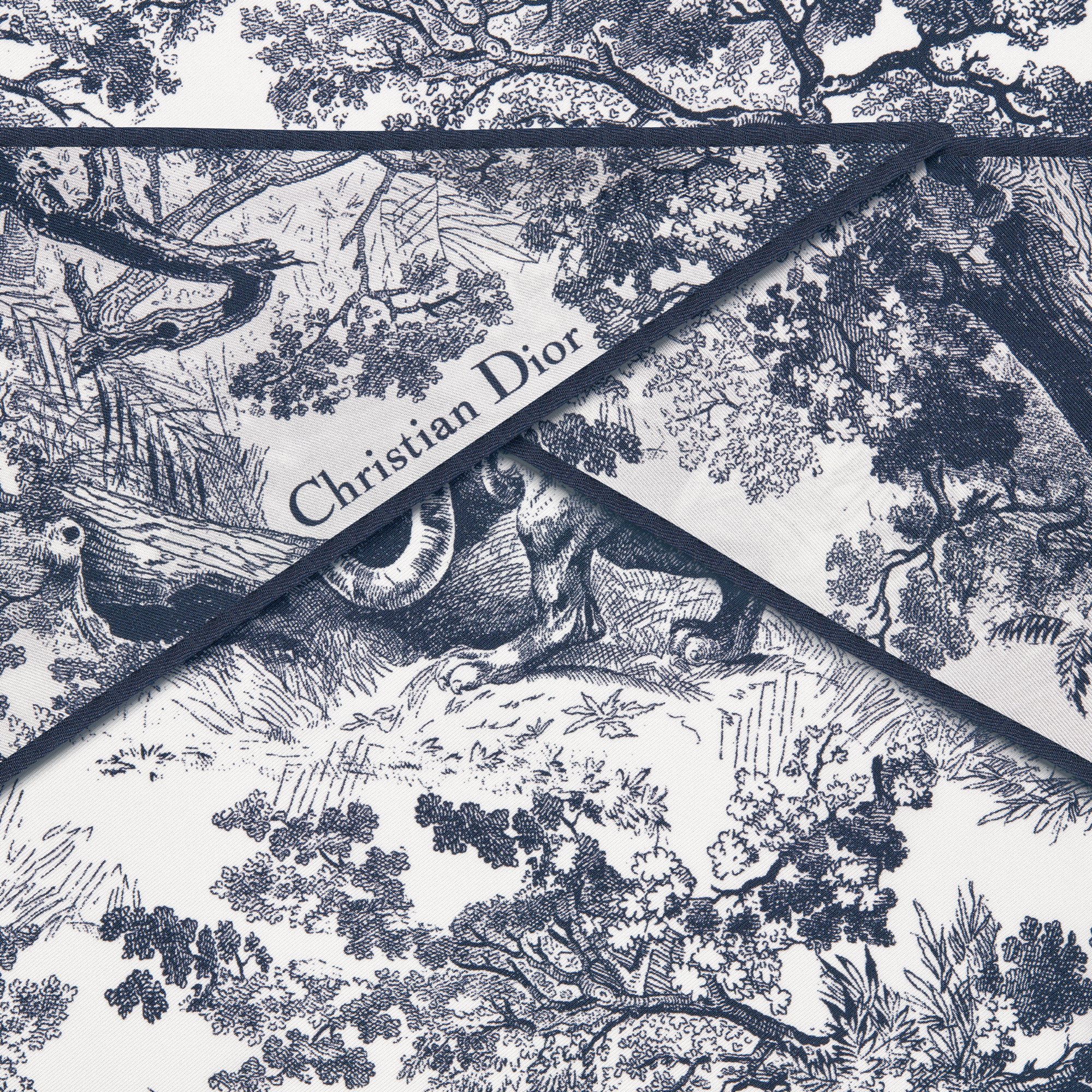 DIOR | Dior Diamond スカーフ トワル ドゥ ジュイ ソヴァージュ シルクツイル