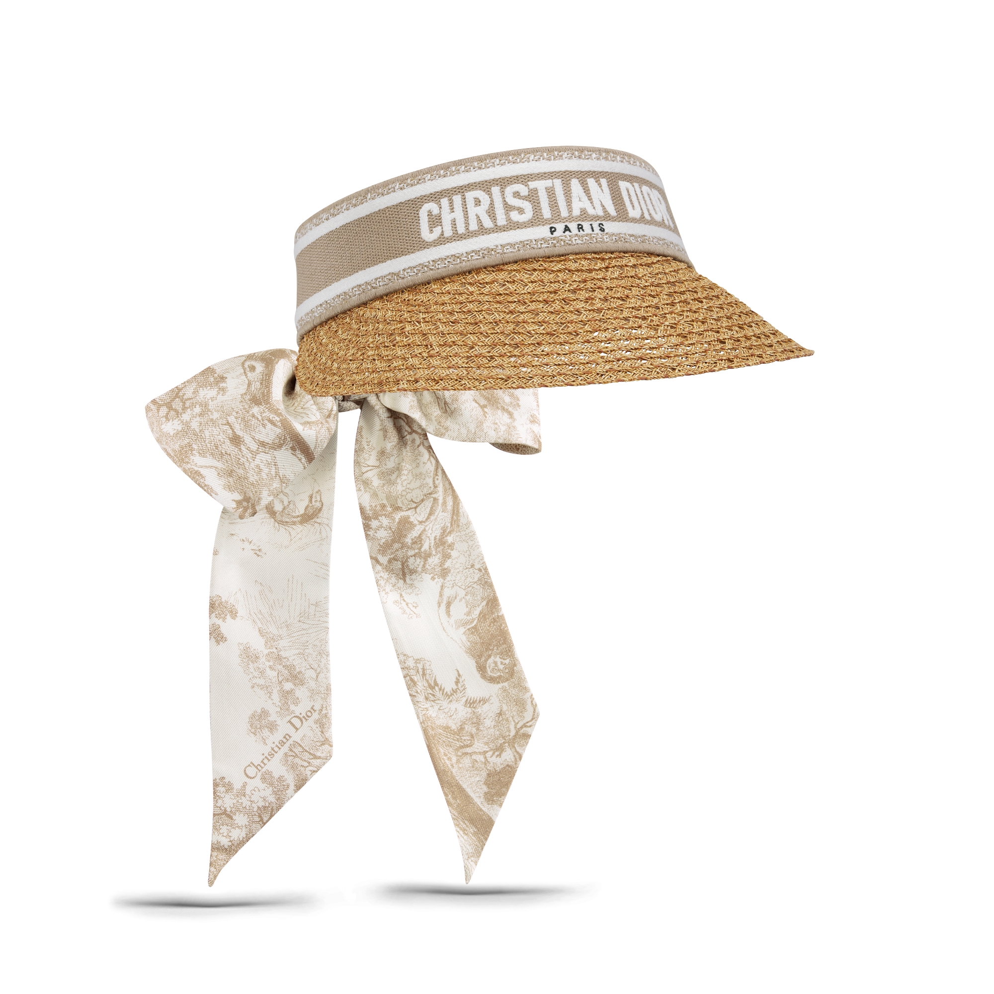 DIOR | D-Ocean ミッツァ バイザー ストロー & リボン