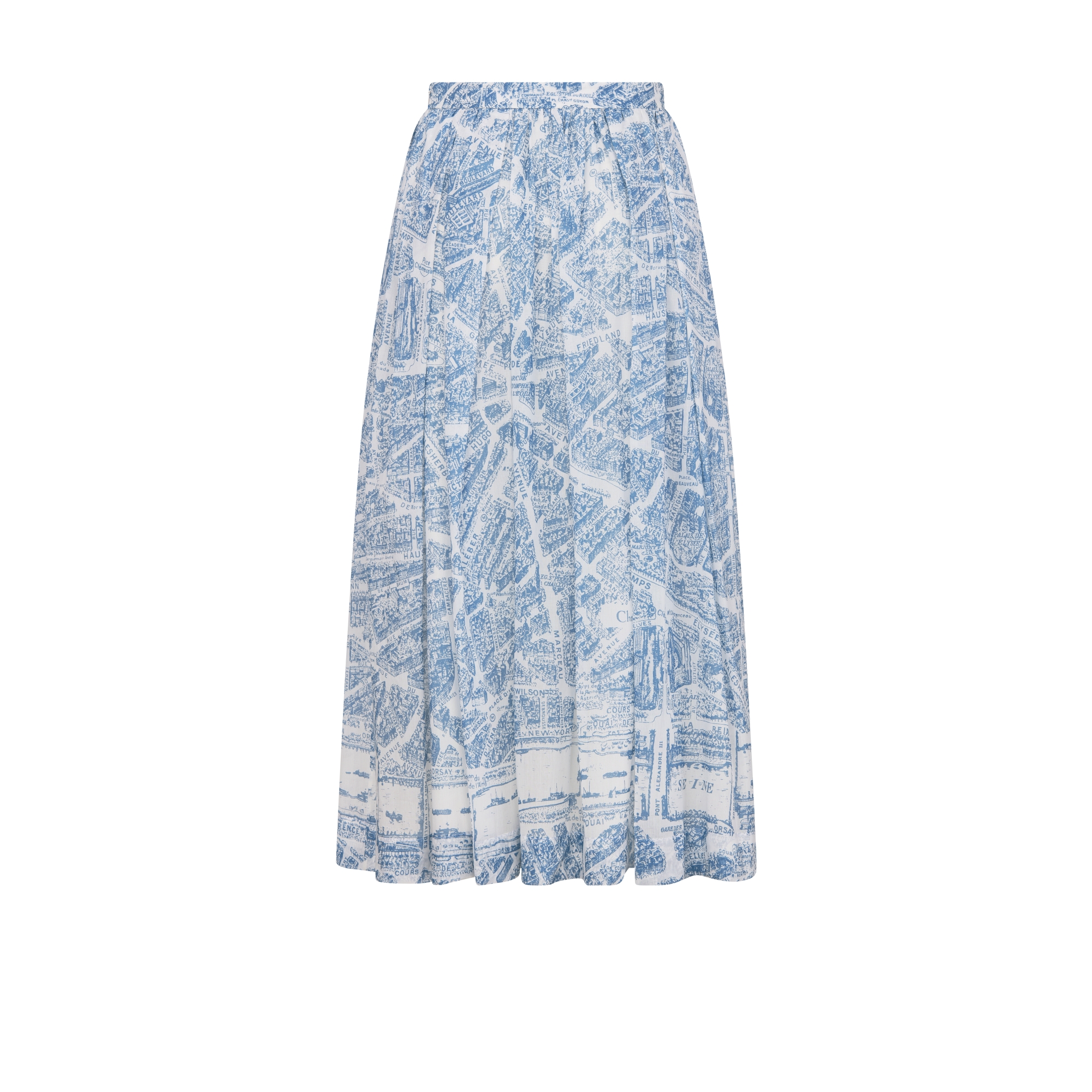 Mid-Length Pleated Skirt