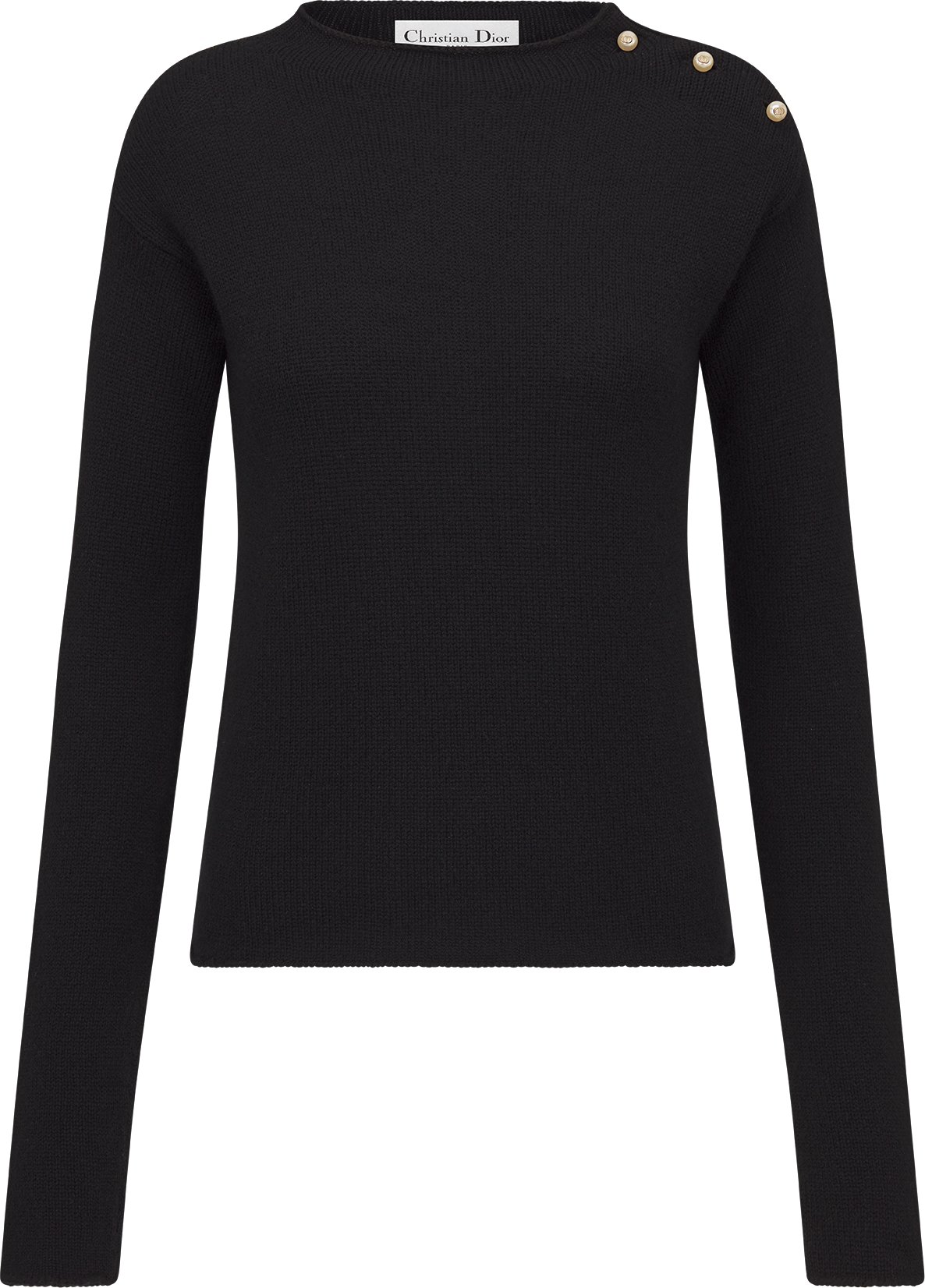 Sweater Black Cashmere Knit DIOR