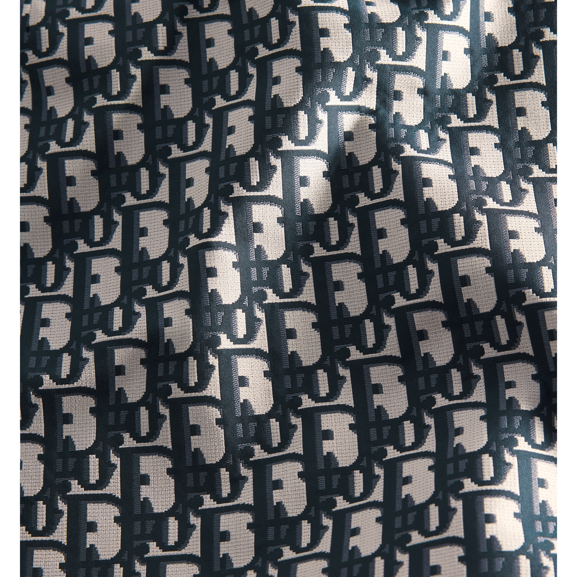 Skort Blue Jacquard Technical Taffeta with Dior Oblique Motif E10