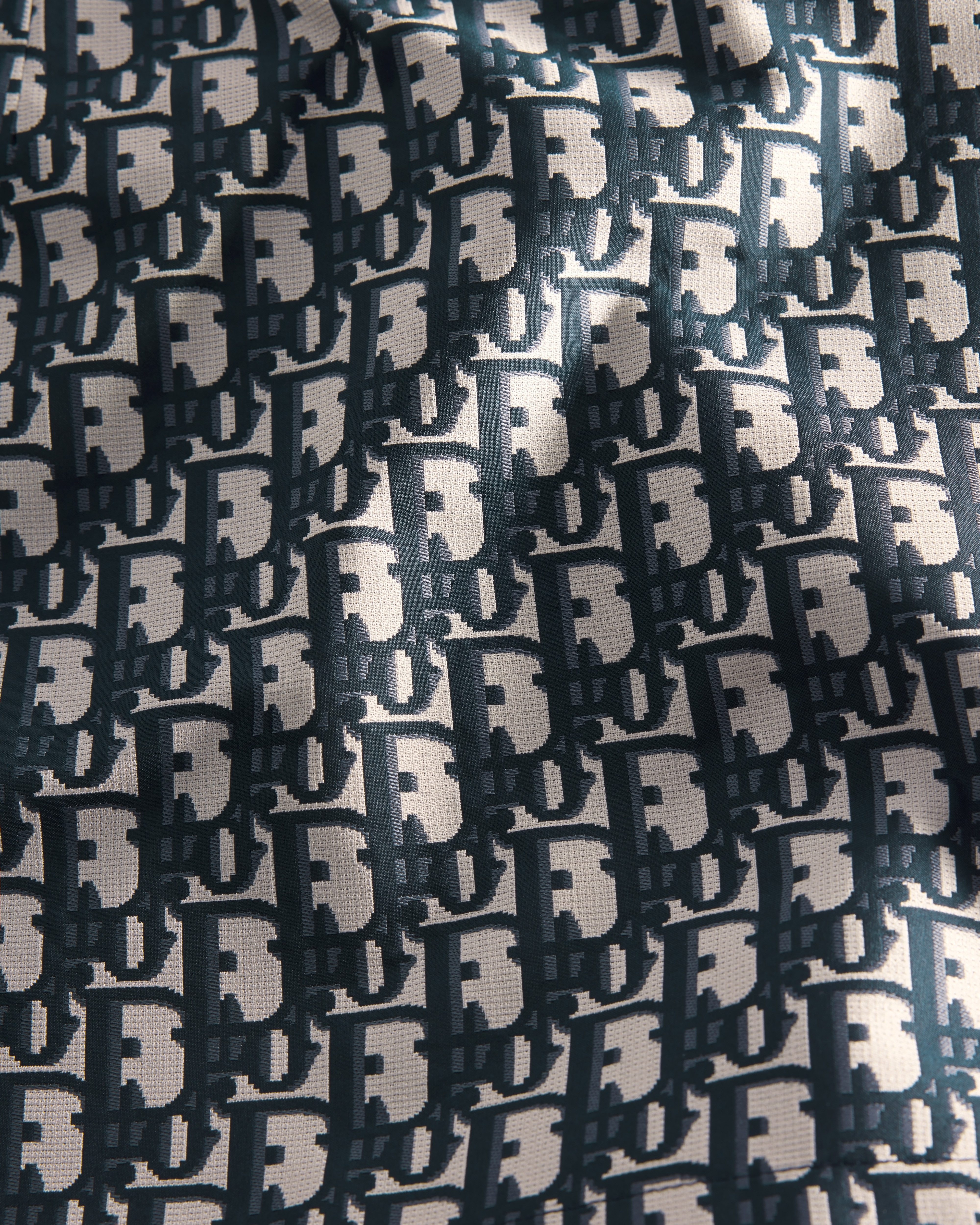 Skort Blue Jacquard Technical Taffeta with Dior Oblique Motif E10