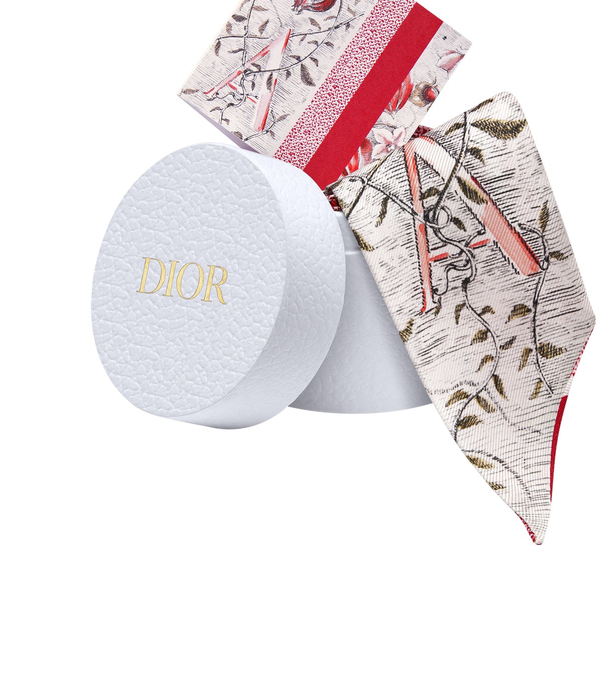 DIOR | ABCDior ミッツァ スカーフ A Alkékenge - Amour シルクツイル