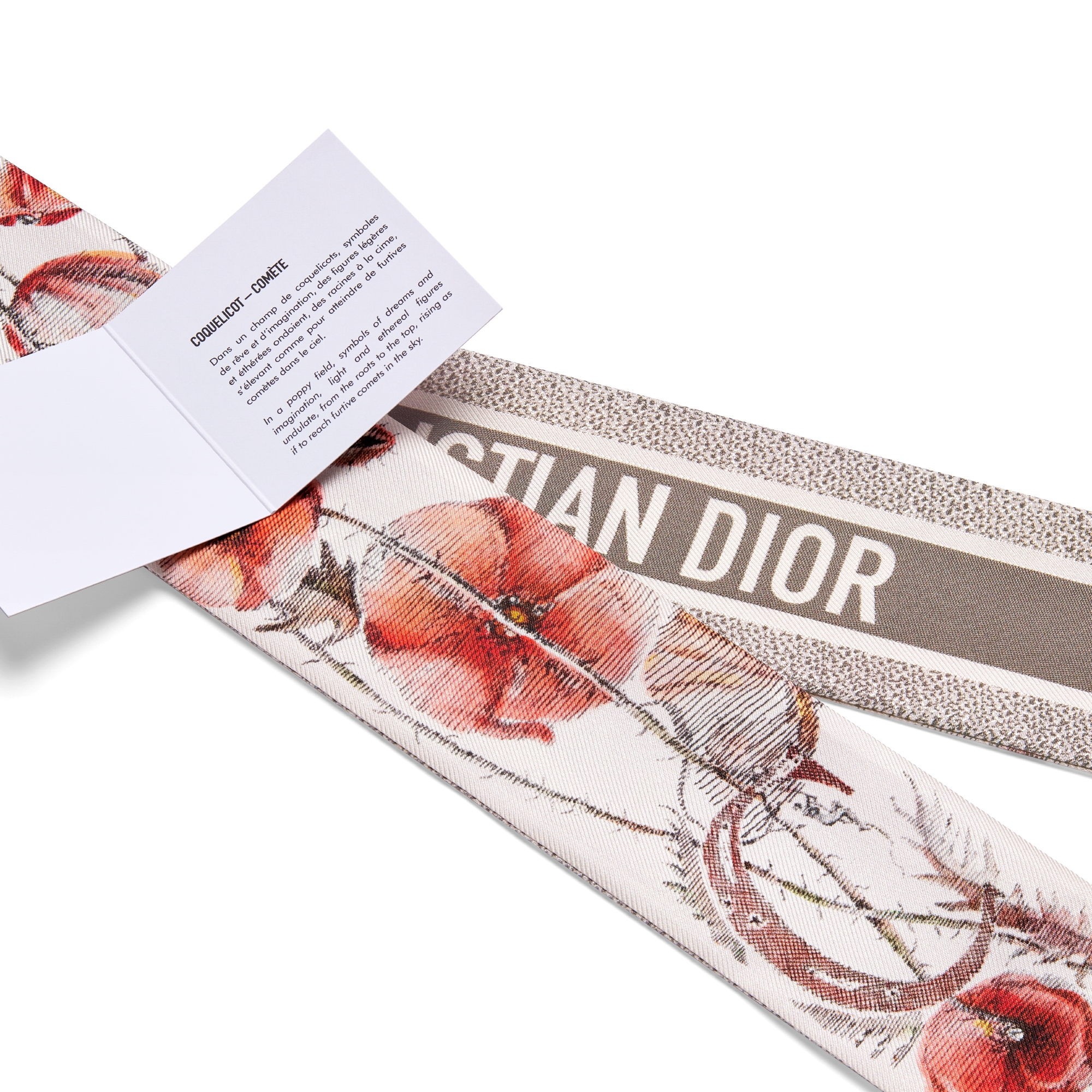 ABCDior C Coquelicot - Comète Mitzah Scarf