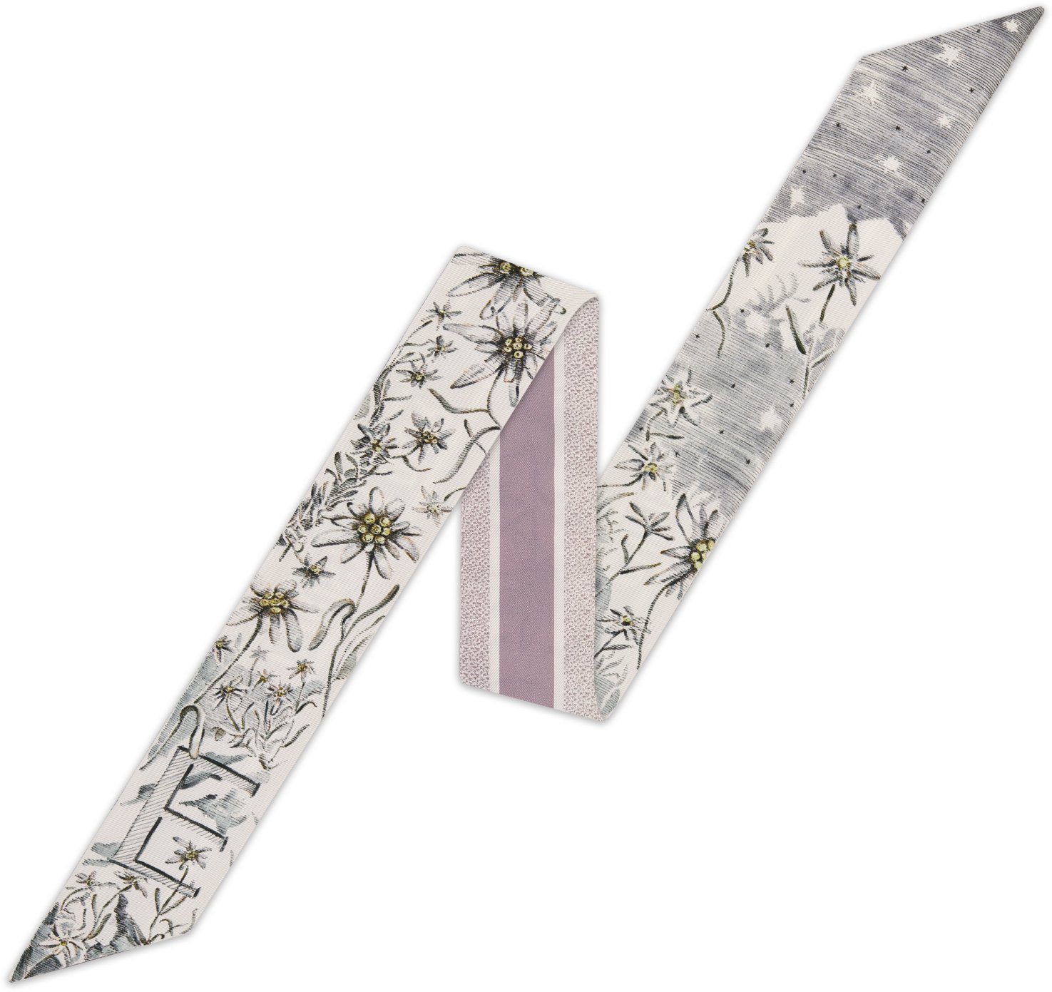 ABCDior E Edelweiss - Étoile Mitzah Scarf aria_woman_viewcode_e01