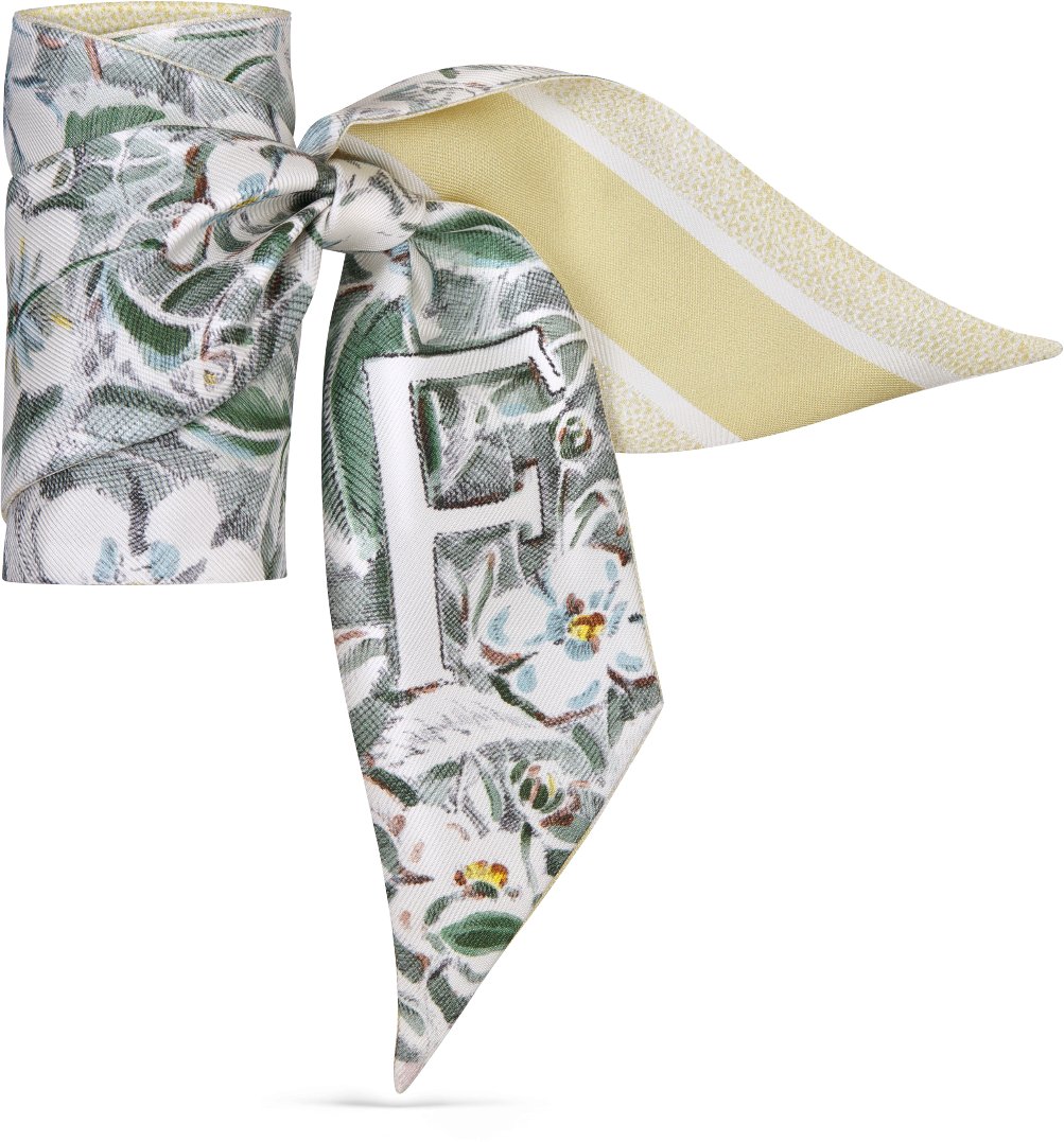 ABCDior F Fraisier des Bois - Fortune Mitzah 絲巾 aria_threeQuarterClosedView
