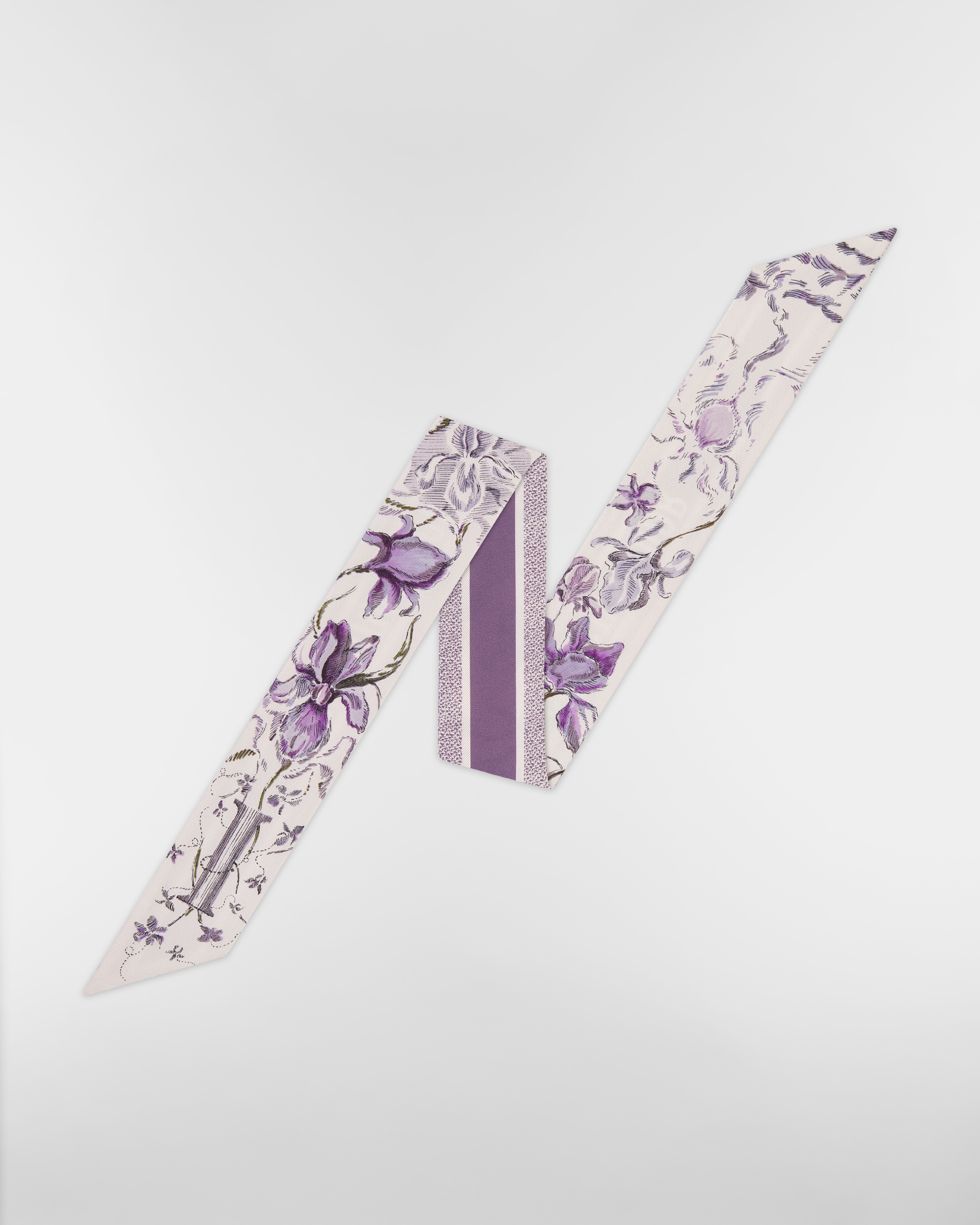 ABCDior ミッツァ スカーフ I Iris - Illusionnisme シルクツイル E01