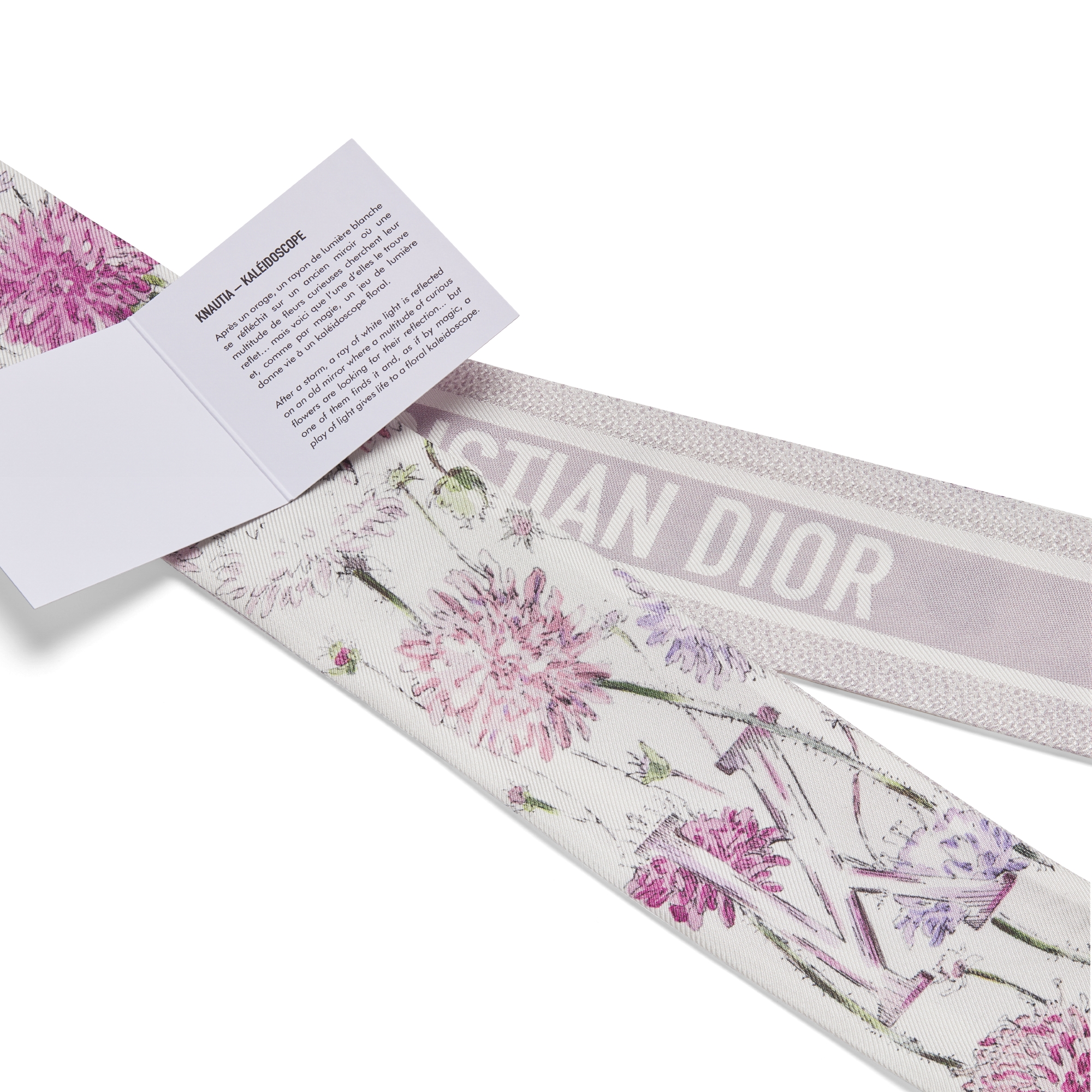 ABCDior ミッツァ スカーフ K Knautia - Kaléidoscope シルクツイル E09