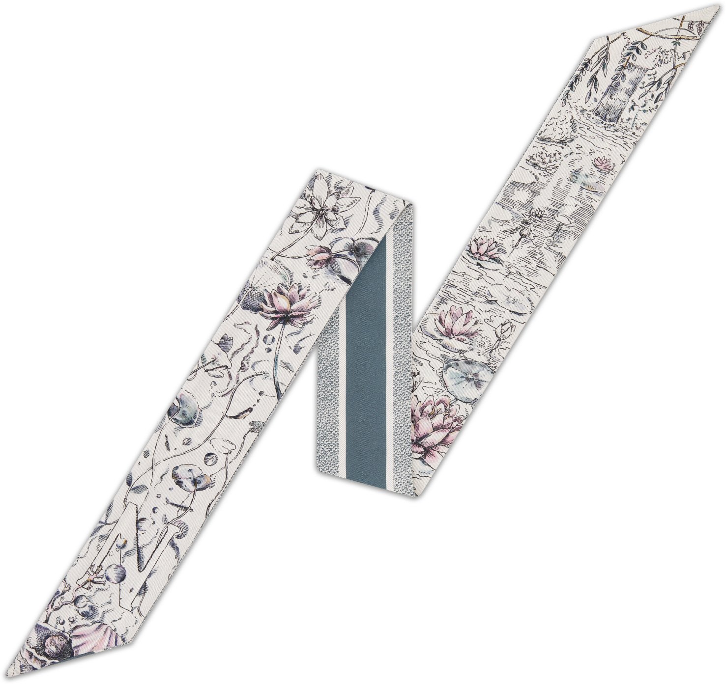 ABCDior N Nénuphar - Nymphe Mitzah Scarf aria_woman_viewcode_e01