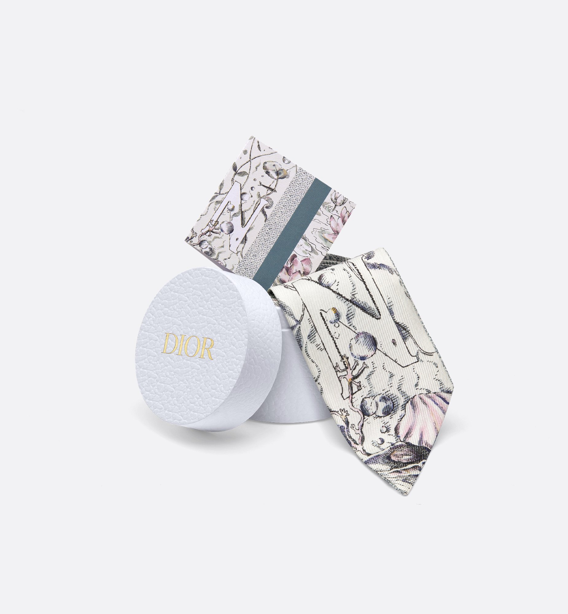 ABCDior N Nénuphar - Nymphe Mitzah Scarf Ivory Multicolor ABCDior N Nénuphar - Nymphe Mitzah Scarf Ivory Multicolor