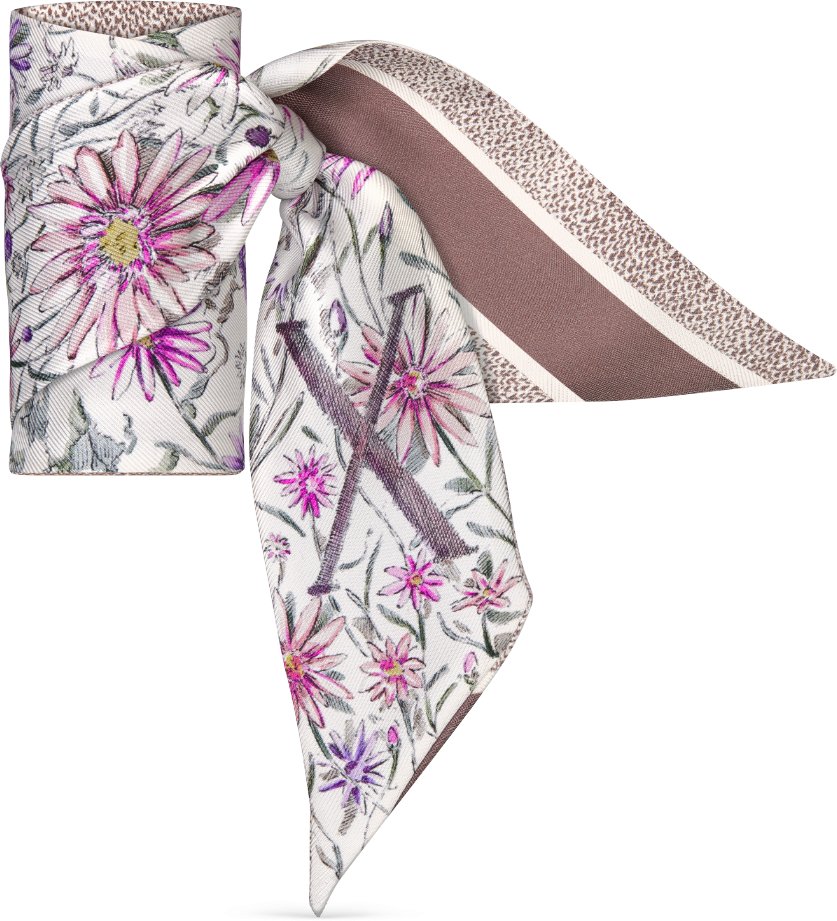 ABCDior X Xylia - Xeranthemum Mitzah Scarf Three quarter closed view