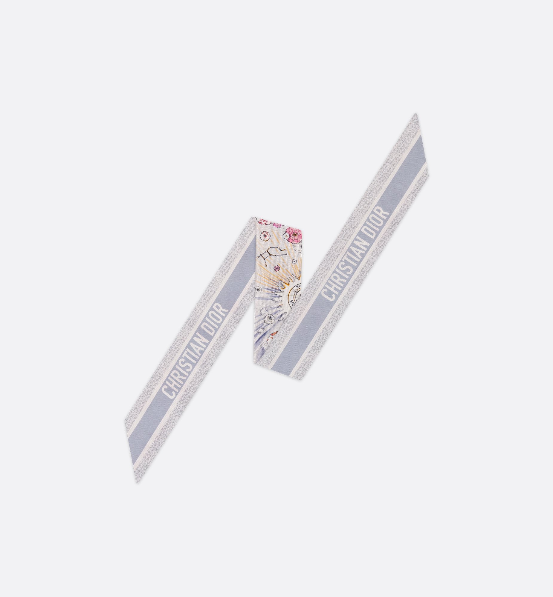 ABCDior Z Zinnia - Zodiaque Mitzah Scarf Ivory Multicolor ABCDior Z Zinnia - Zodiaque Mitzah Scarf Ivory Multicolor