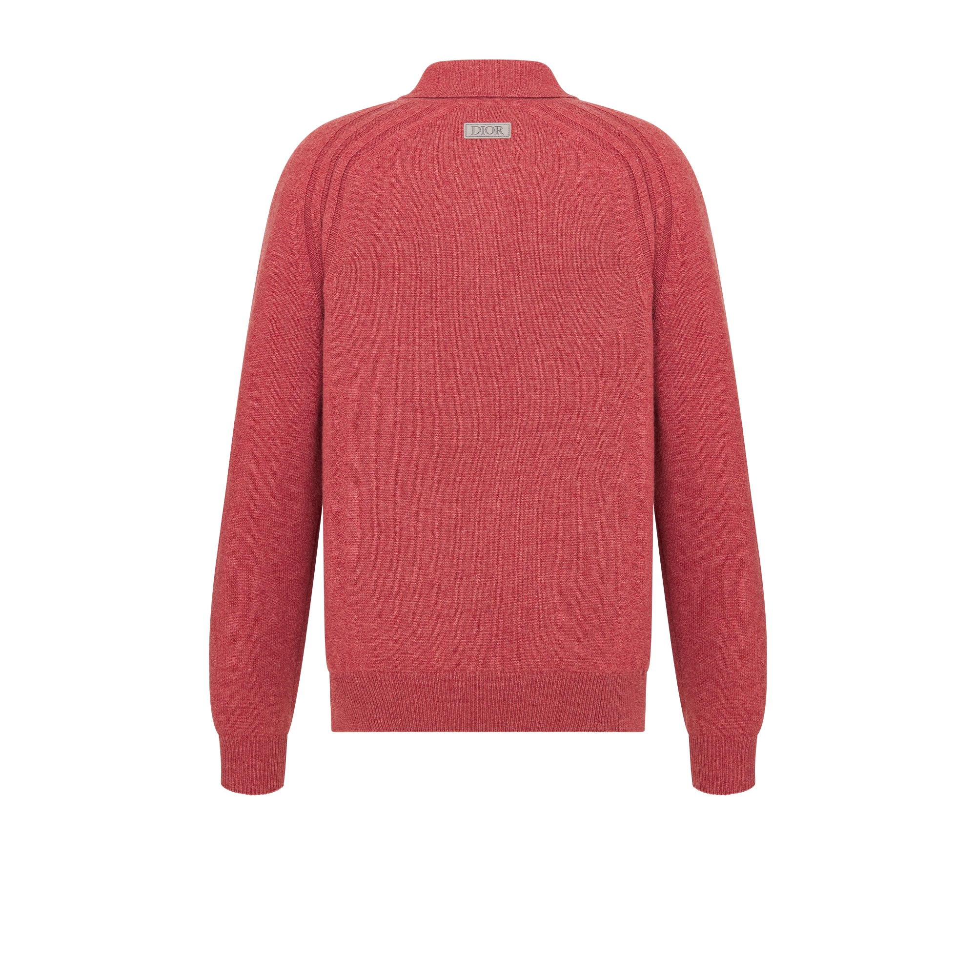 Polo de manga larga Dior Icons Punto de cachemira rosa E08