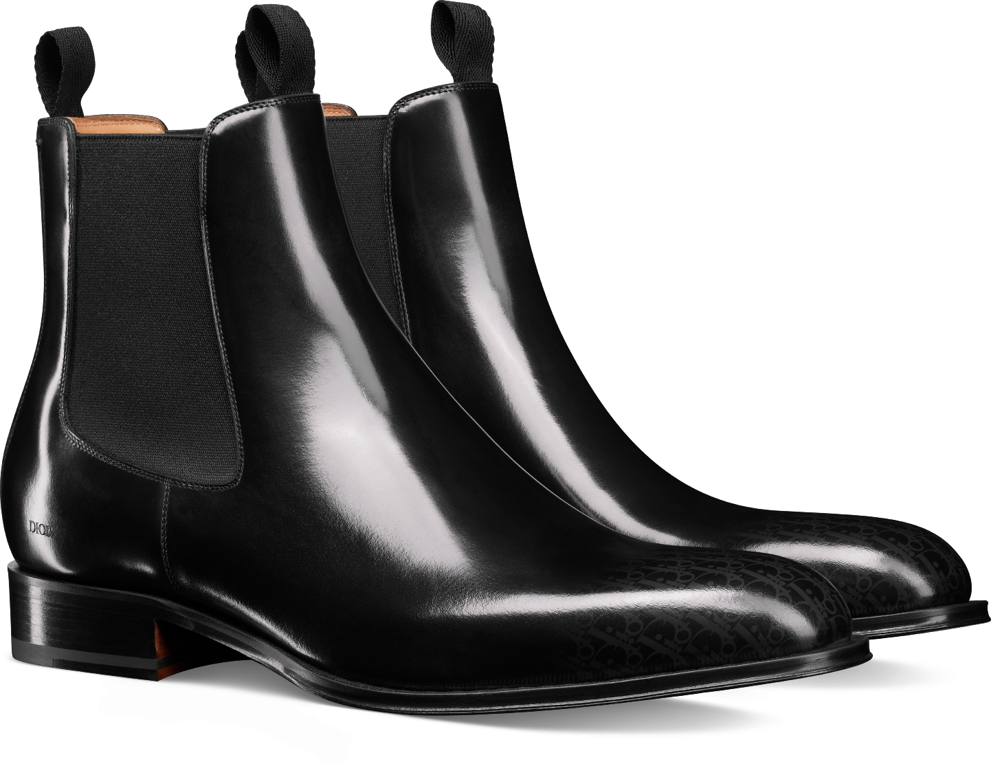 Dior Embassy Chelsea Boot Deep Brown Calfskin with a Patina Finish DIOR