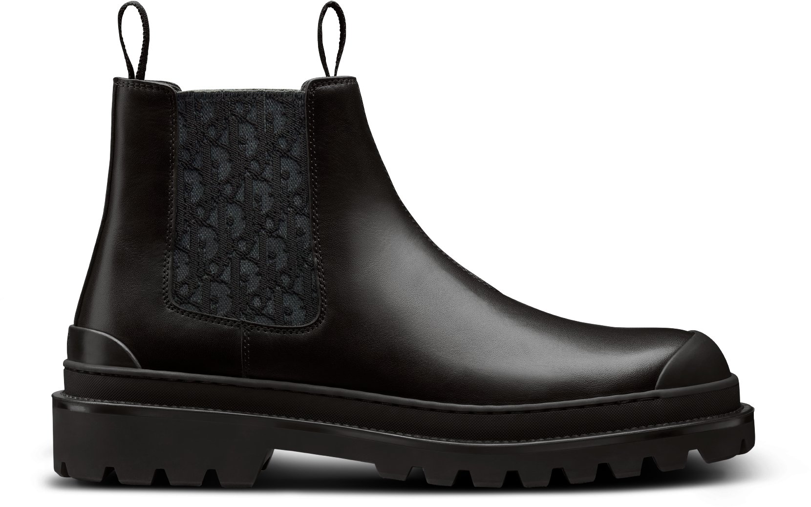 Dior oblique and black calfskin boots deals