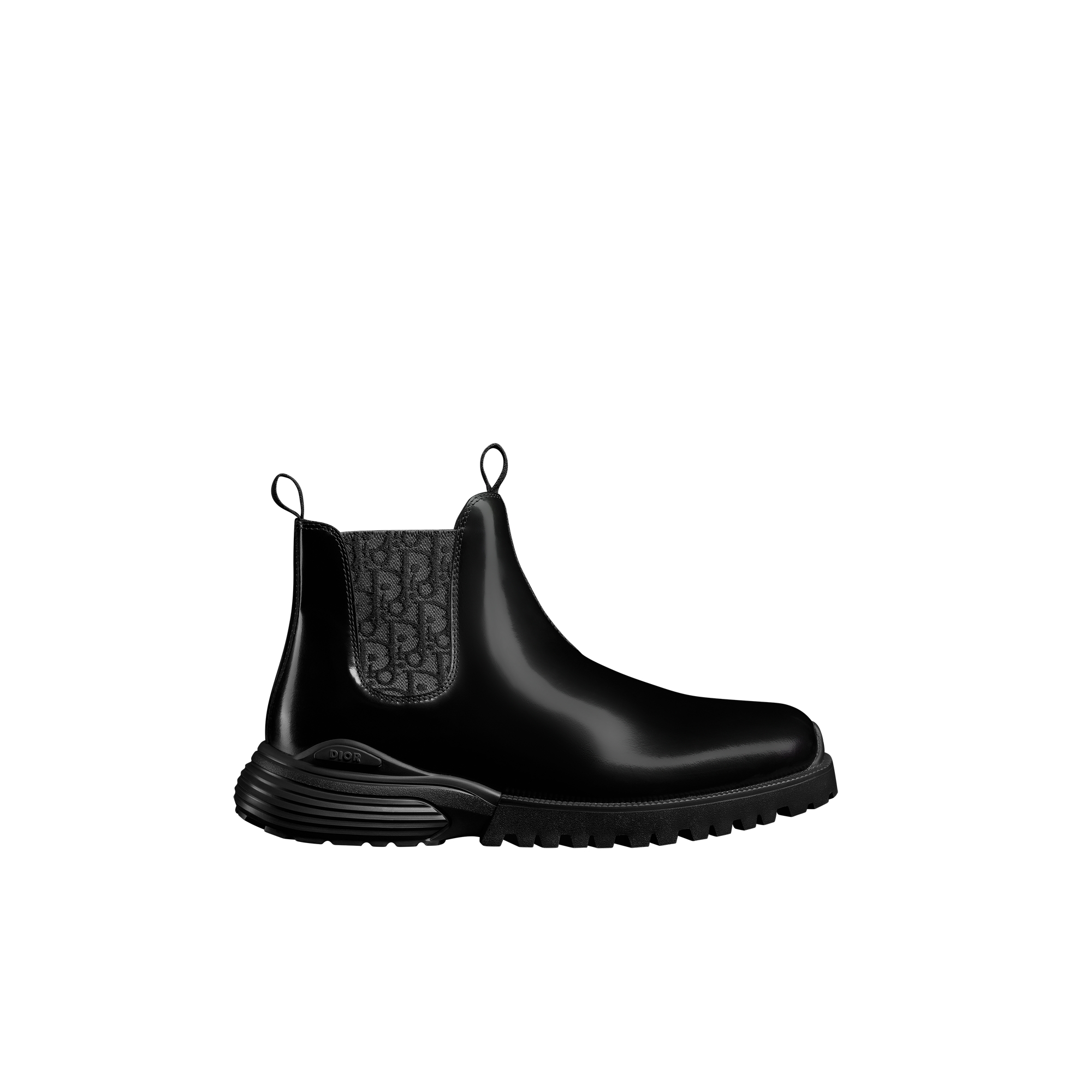 Dior Combat Chelsea Boot Black Polished Calfskin E02