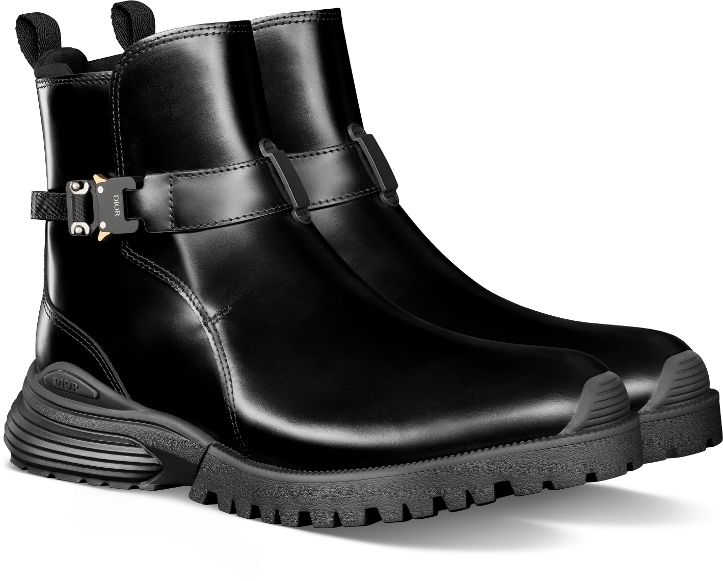 Dior Combat Jodhpur Boot Black Polished Calfskin DIOR