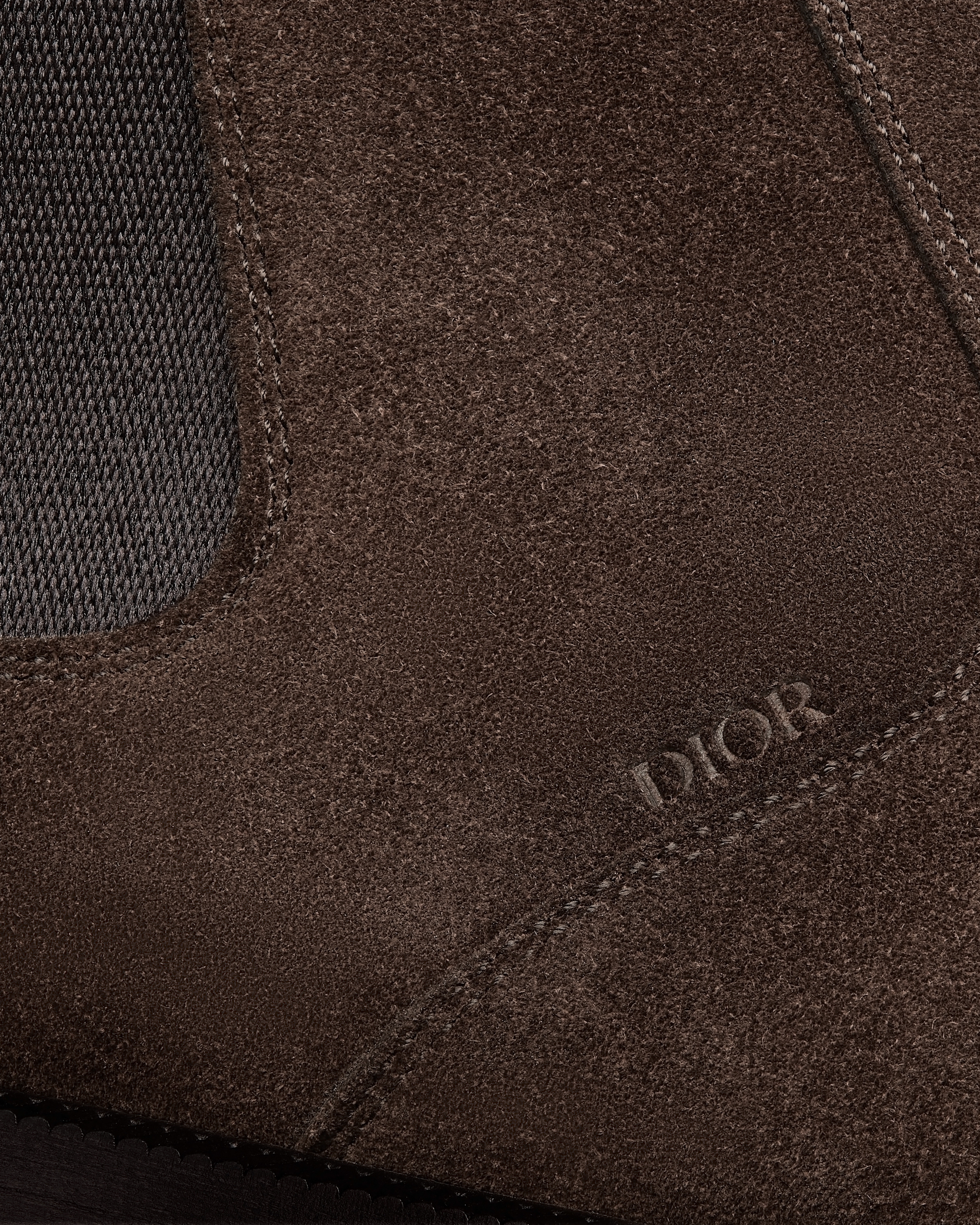 Dior Regency Chelsea Boot Brown Suede and Technical Fabric E09