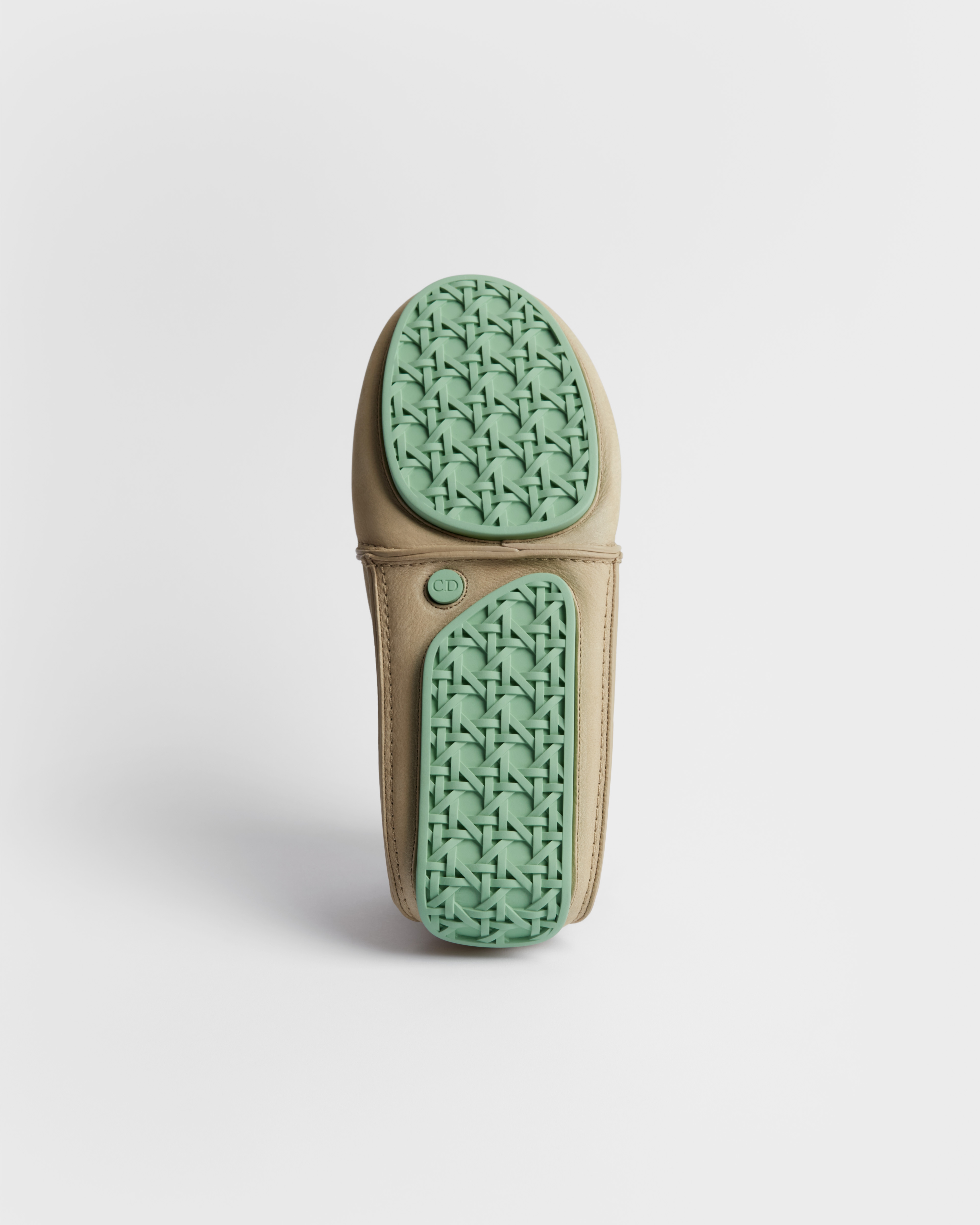 Dior Roadie Lace-Up Boot Beige Nubuck with Beige, Green and Purple Suede E10