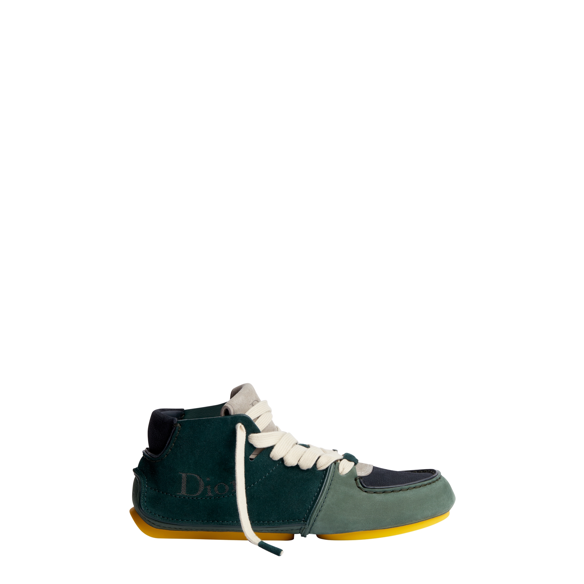  Vert Cyprès Nubuck with Vert Cyprès and Navy Blue Suede Calfskin