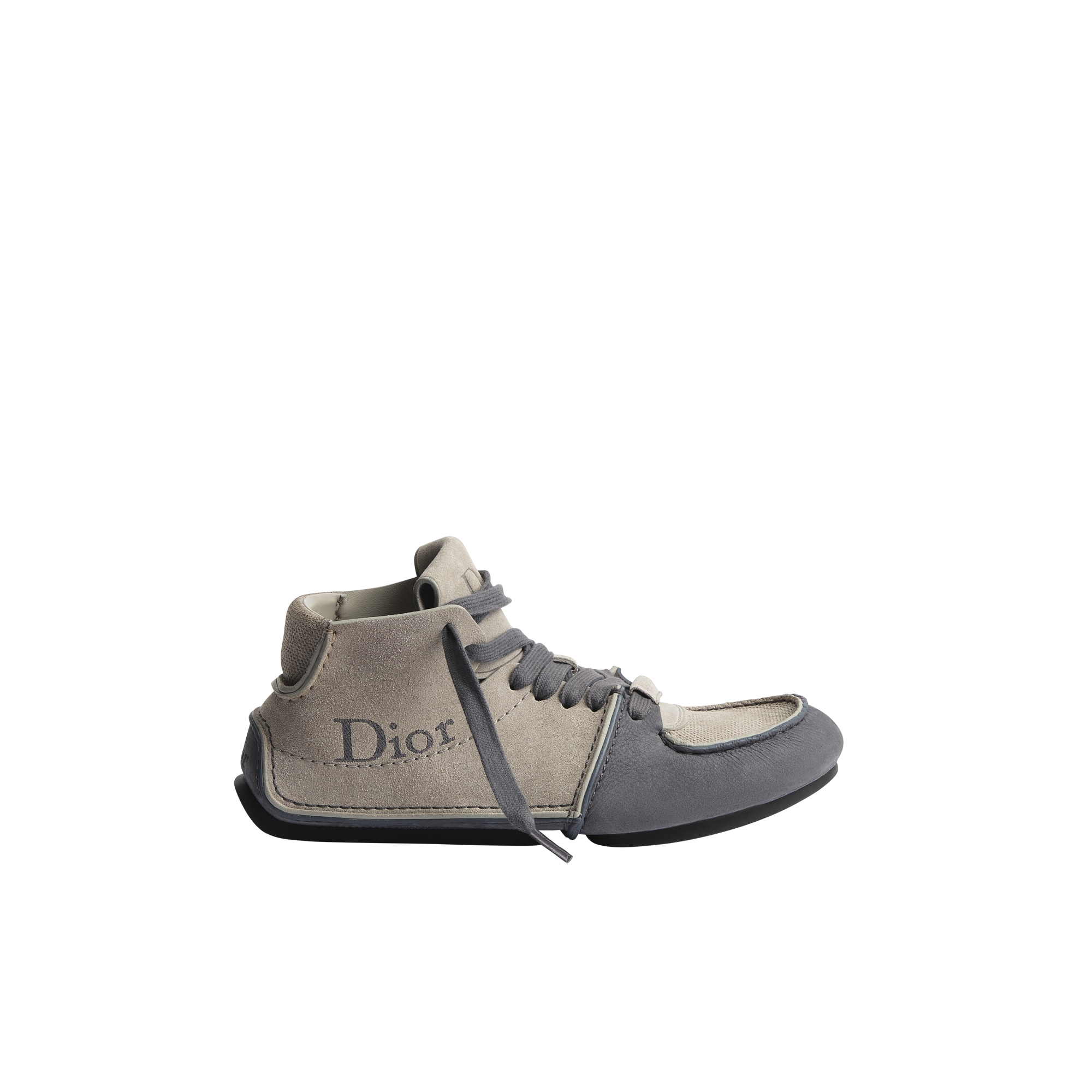  Gray Nubuck and Gray Suede Calfskin
