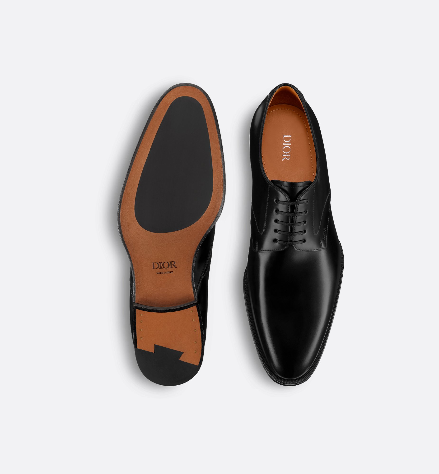 Dior Timeless Derby Shoe Black Polished Calfskin | DIOR Dior Timeless Derby Shoe Black Polished Calfskin | DIOR