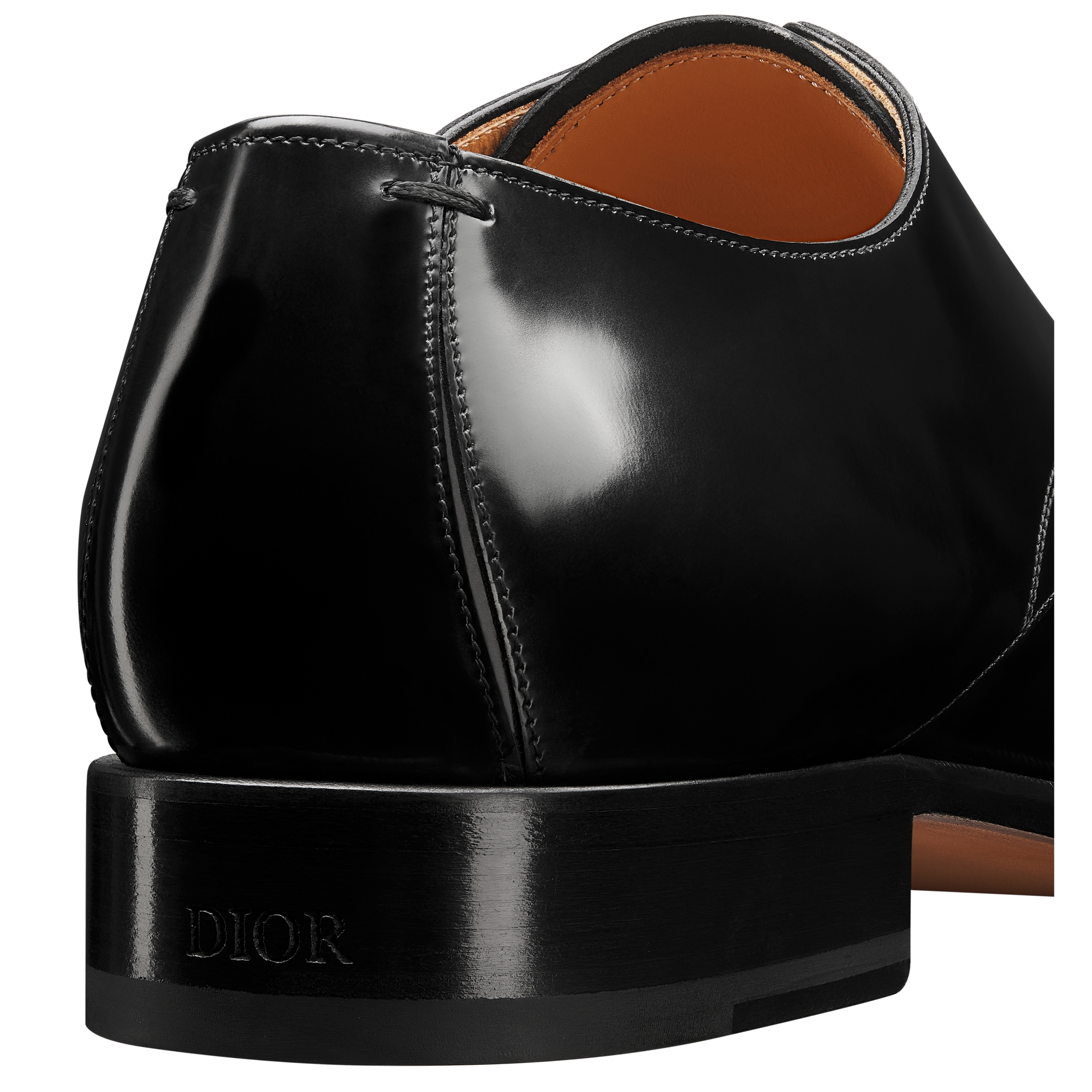 Dior Timeless Derby Shoe Black Polished Calfskin E09