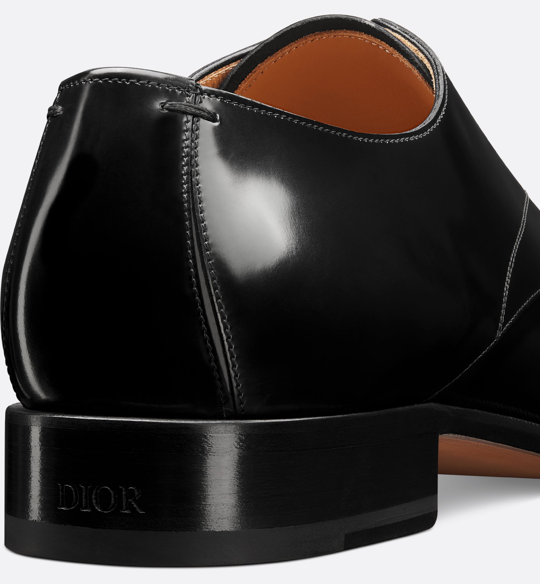 Dior Timeless Derby Shoe Black Polished Calfskin | DIOR Dior Timeless Derby Shoe Black Polished Calfskin | DIOR